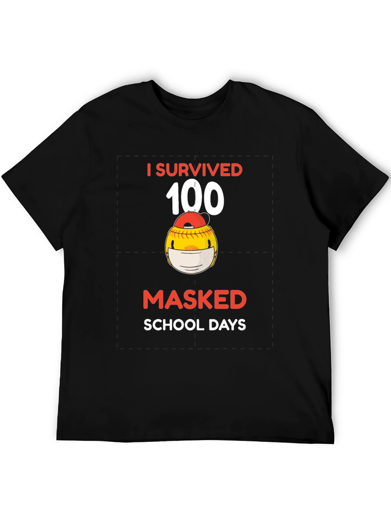 I Survived 100 Masked School Days T-Shirt