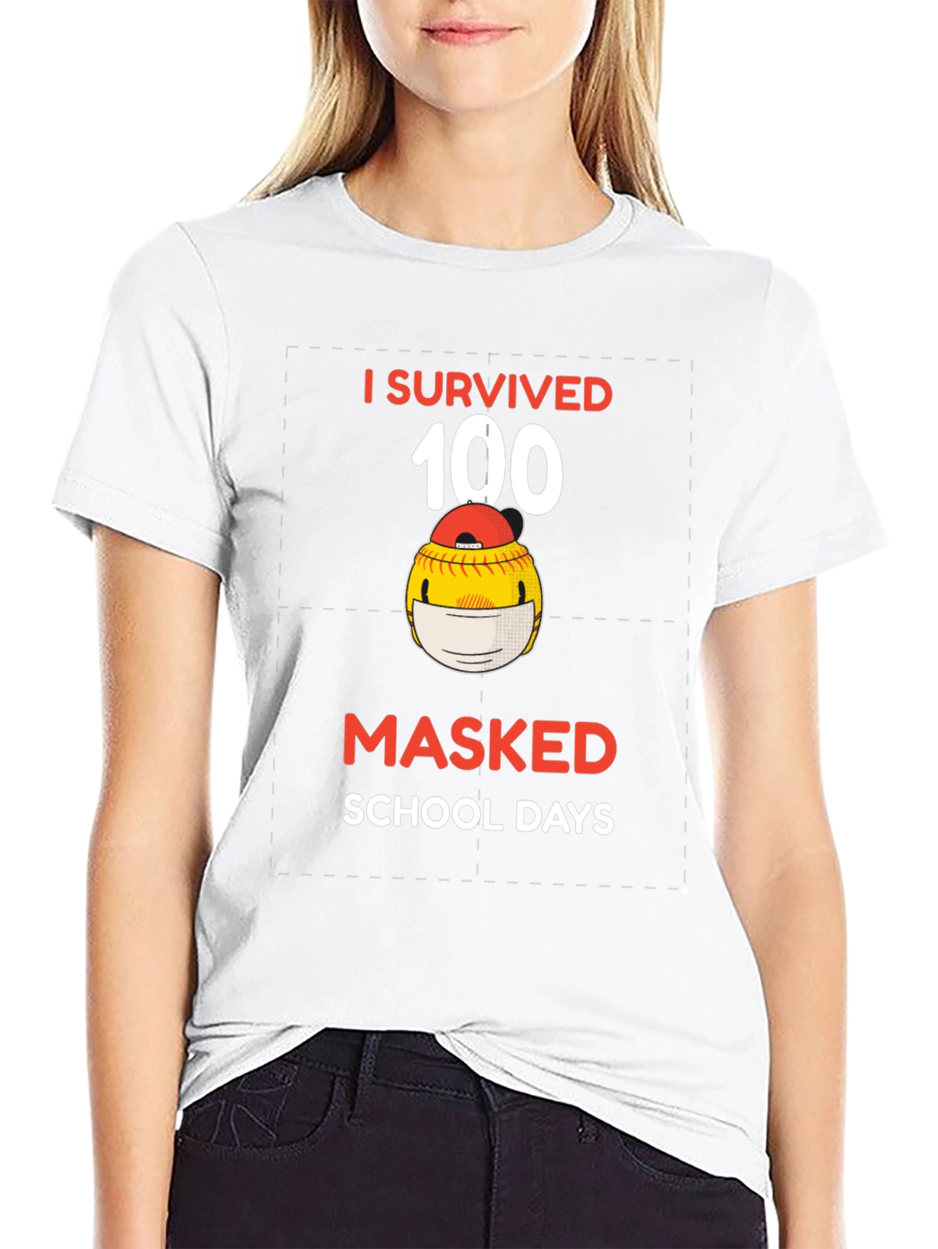 I Survived 100 Masked School Days T-Shirt