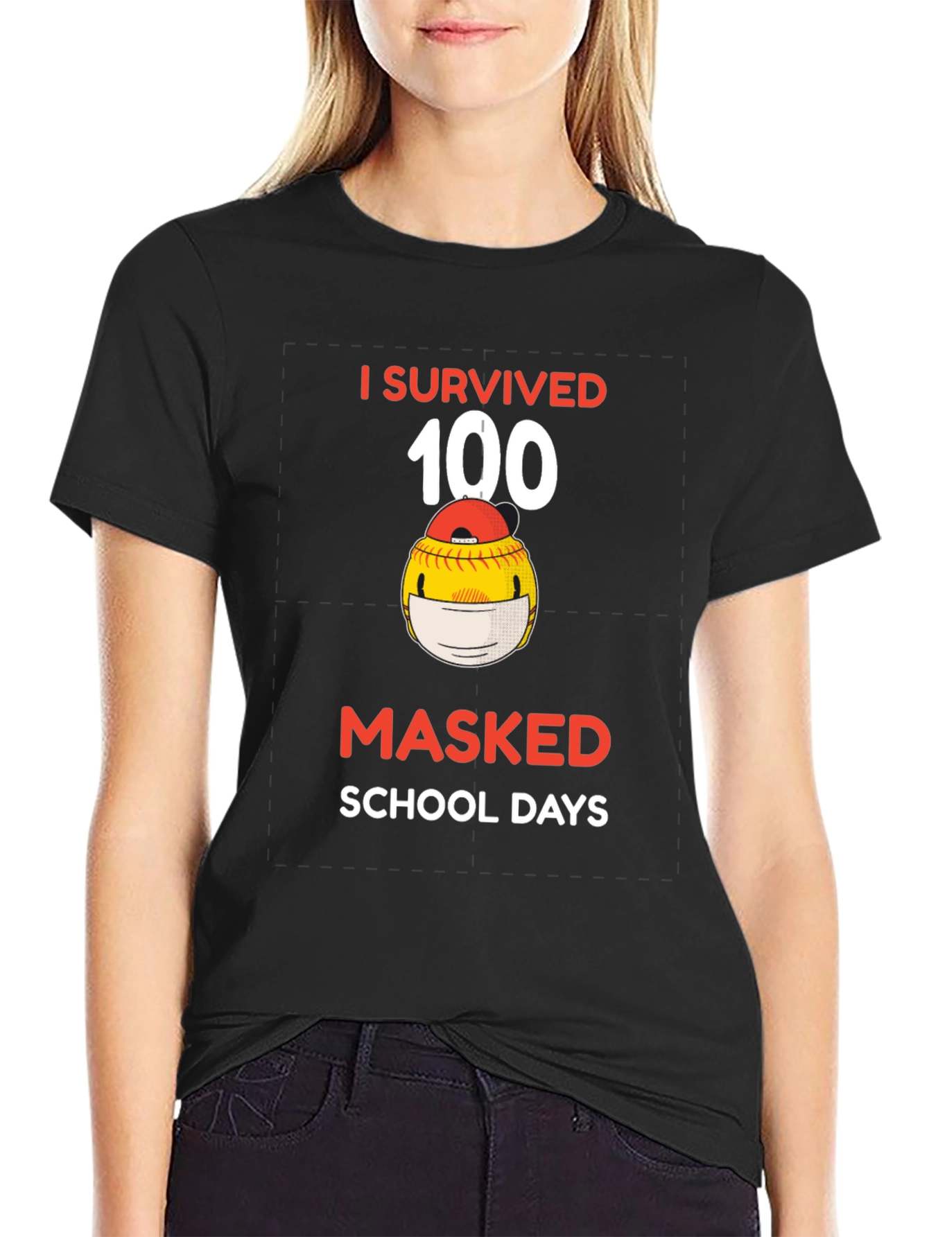 I Survived 100 Masked School Days T-Shirt