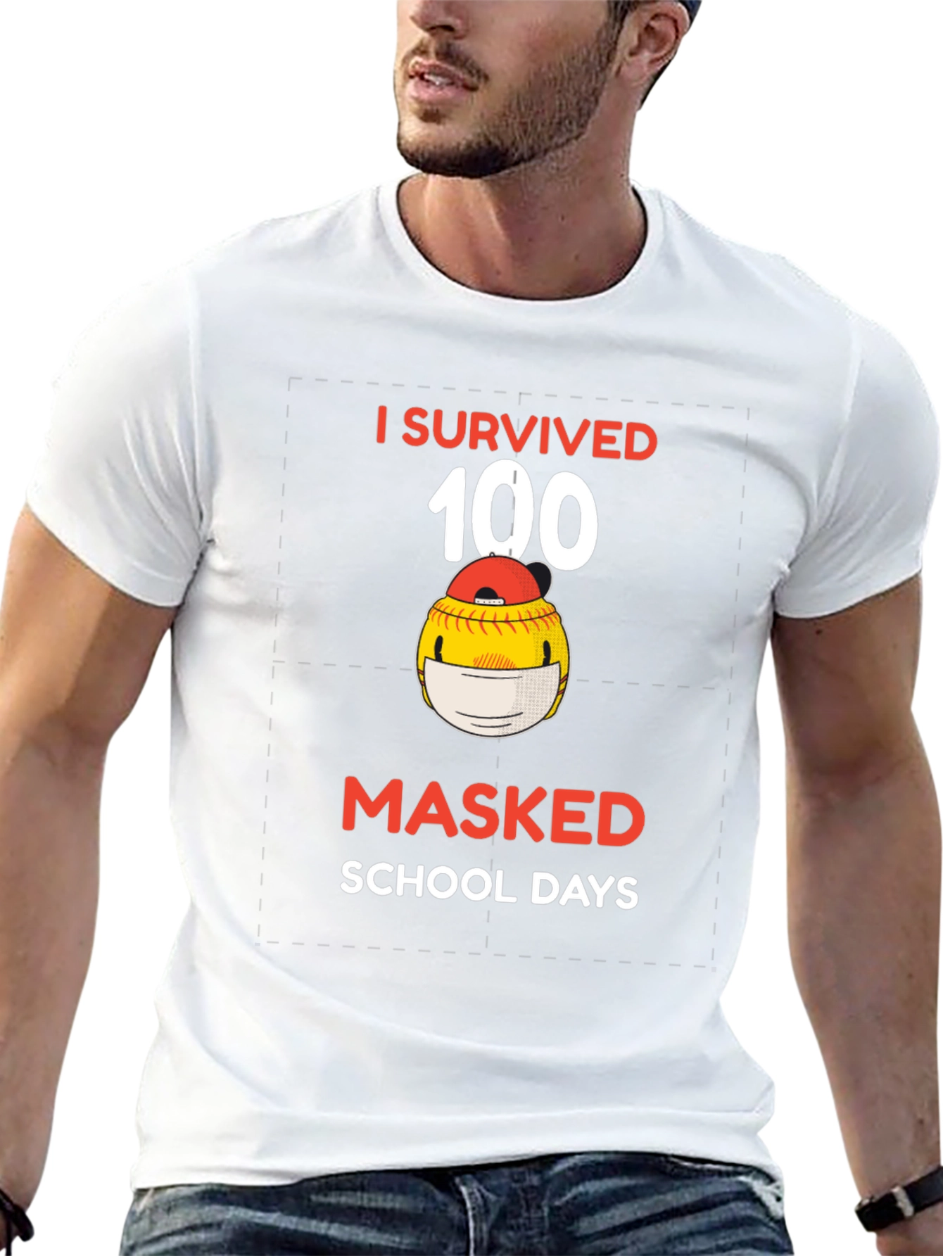 I Survived 100 Masked School Days T-Shirt