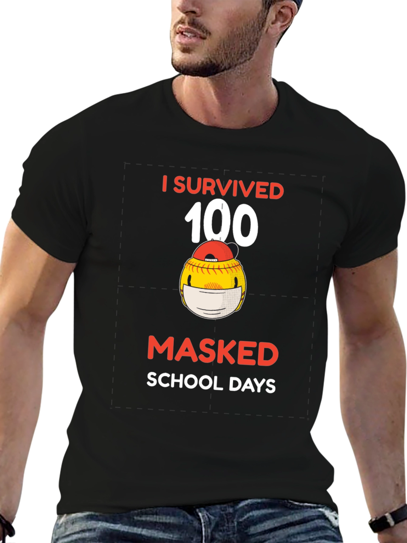 I Survived 100 Masked School Days T-Shirt