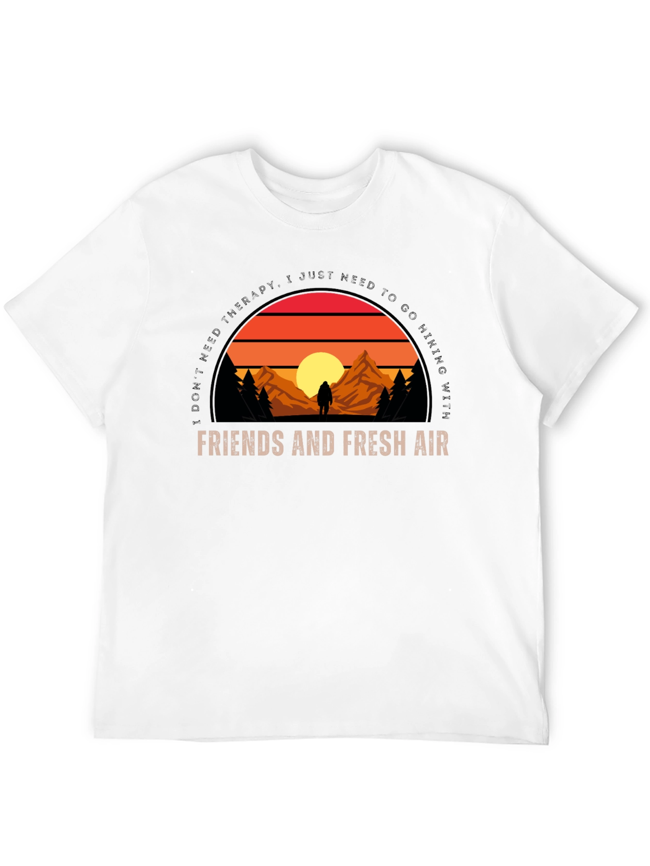 Hiking Graphic T-Shirt - Friends & Fresh Air