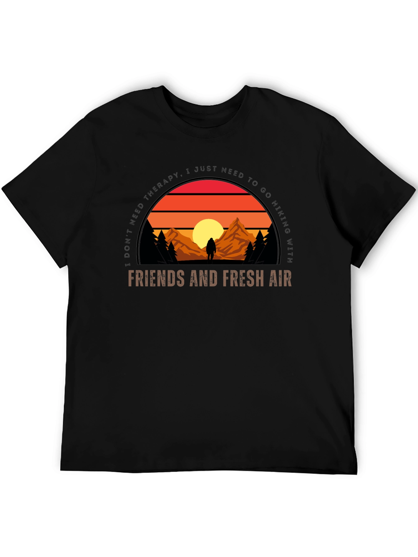 Hiking Graphic T-Shirt - Friends & Fresh Air