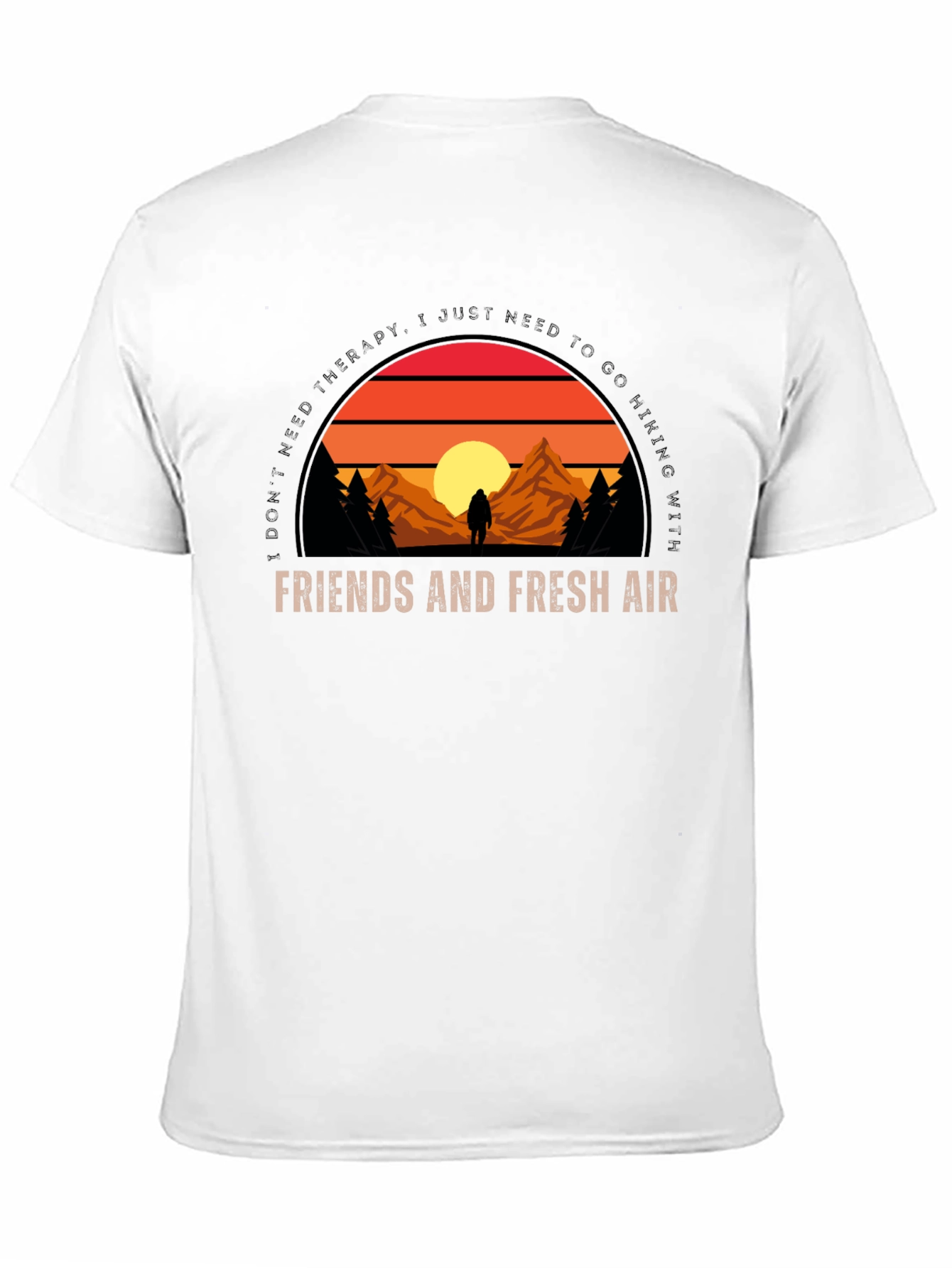 Hiking Graphic T-Shirt - Friends & Fresh Air