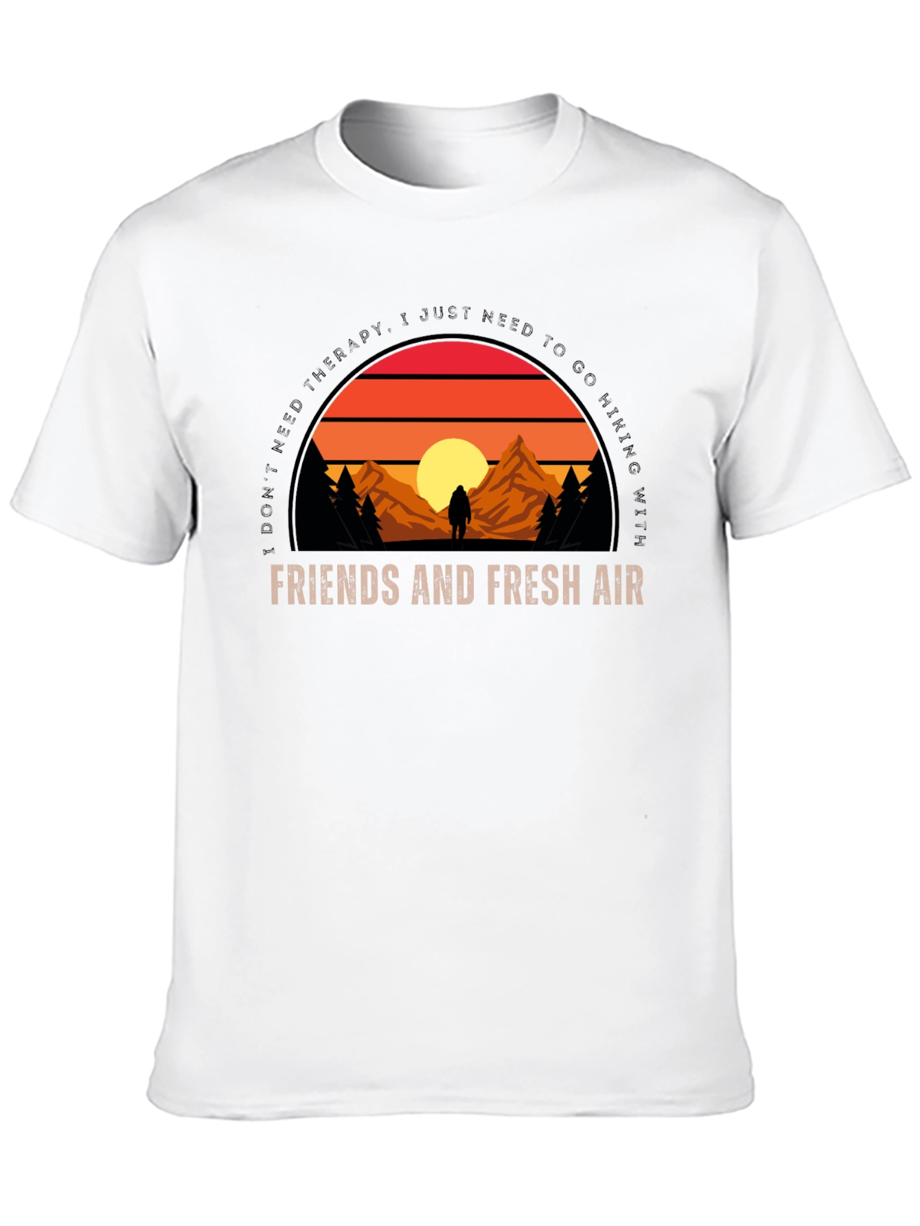 Hiking Graphic T-Shirt - Friends & Fresh Air
