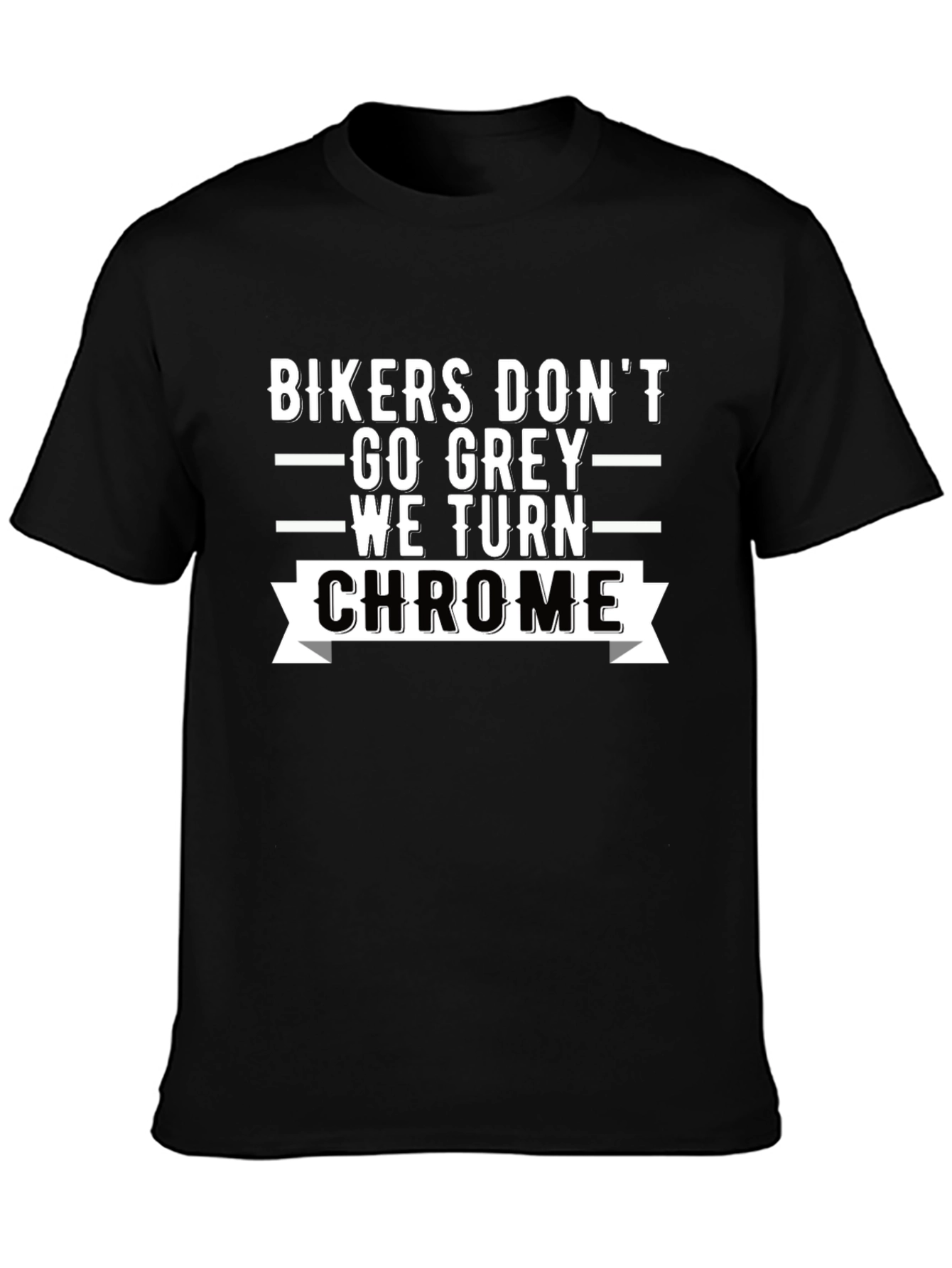 Biker Chrome Graphic T-Shirt