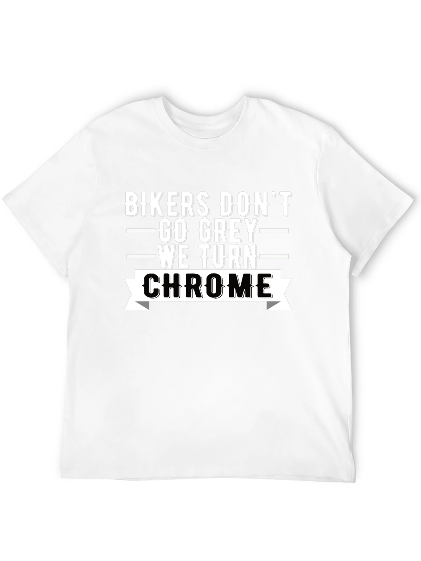 Biker Chrome Graphic T-Shirt
