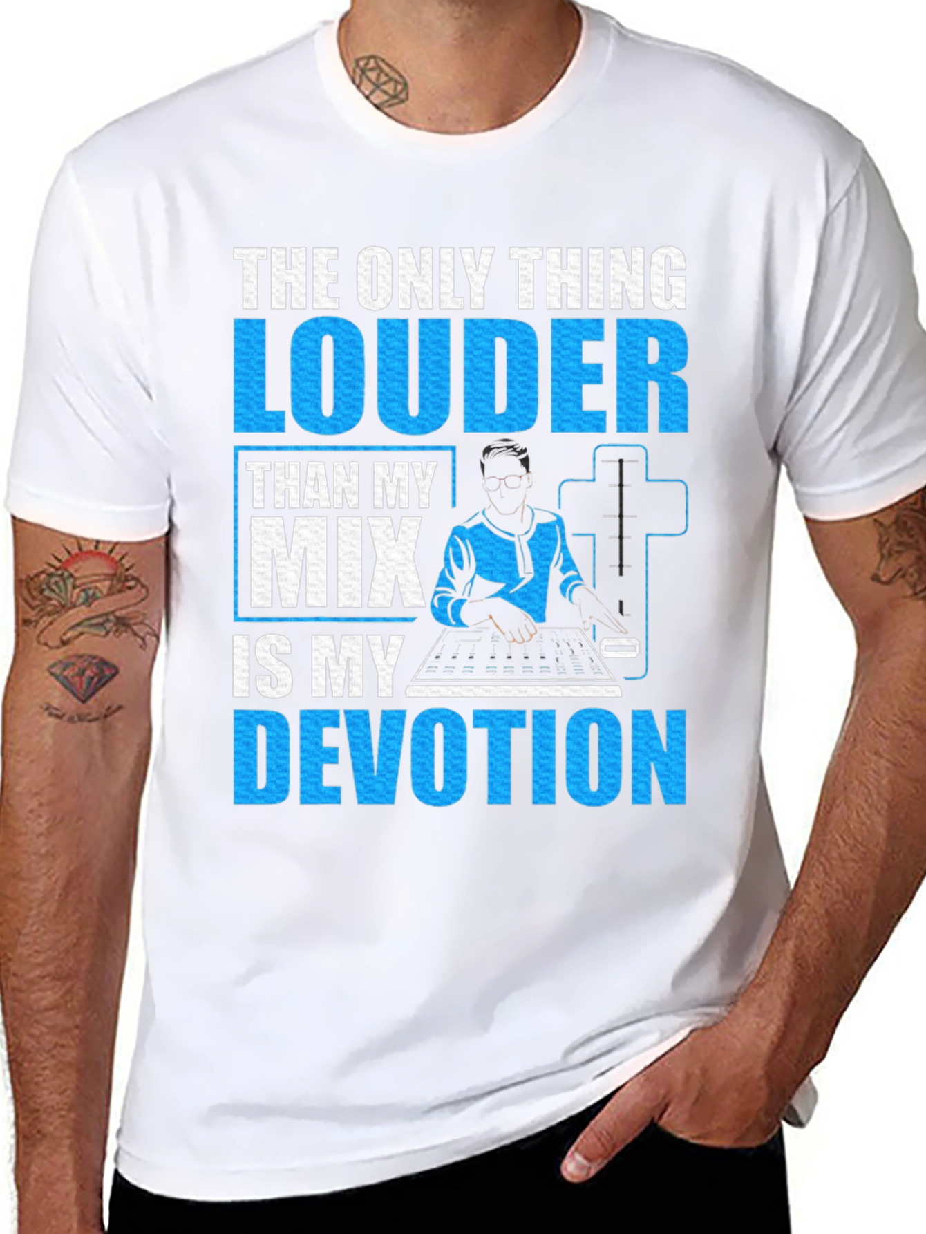 DJ Devotion Graphic Tee - The Only Thing Louder