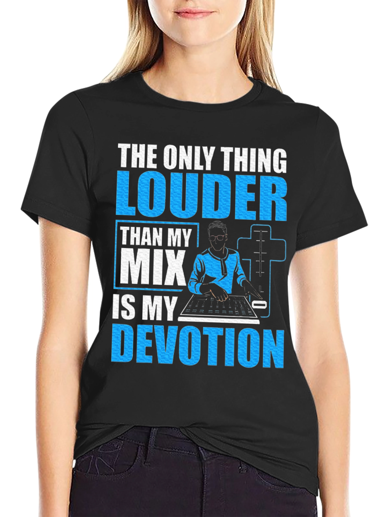 DJ Devotion Graphic Tee - The Only Thing Louder