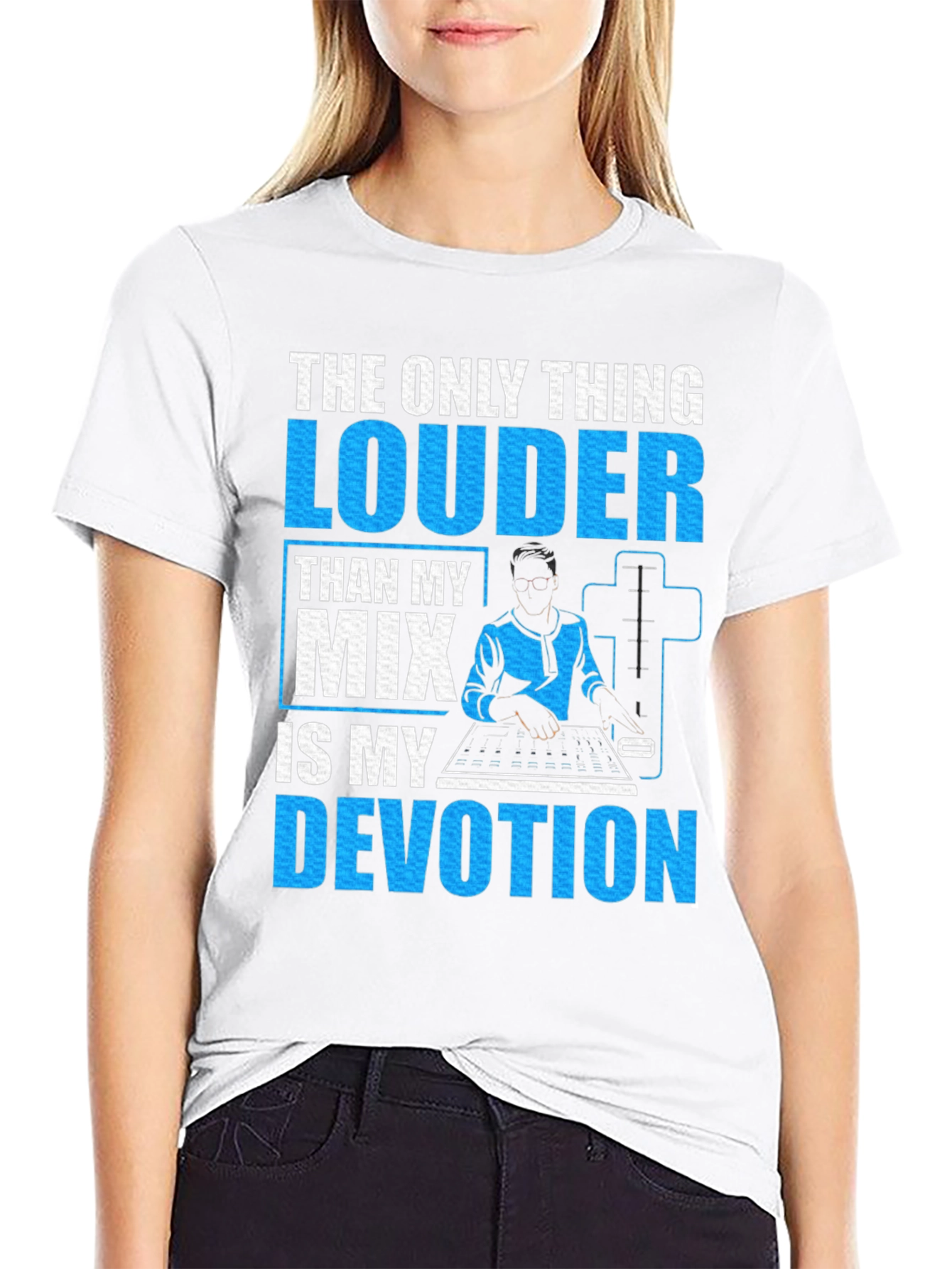 DJ Devotion Graphic Tee - The Only Thing Louder