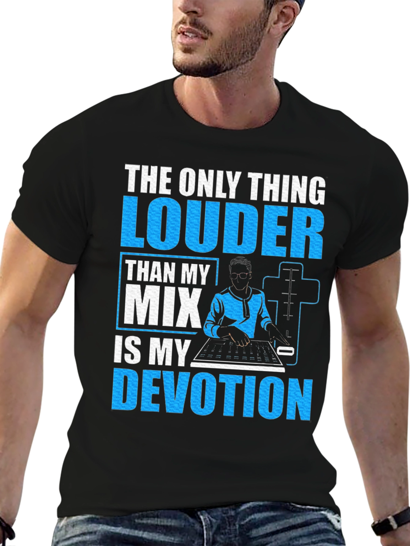 DJ Devotion Graphic Tee - The Only Thing Louder