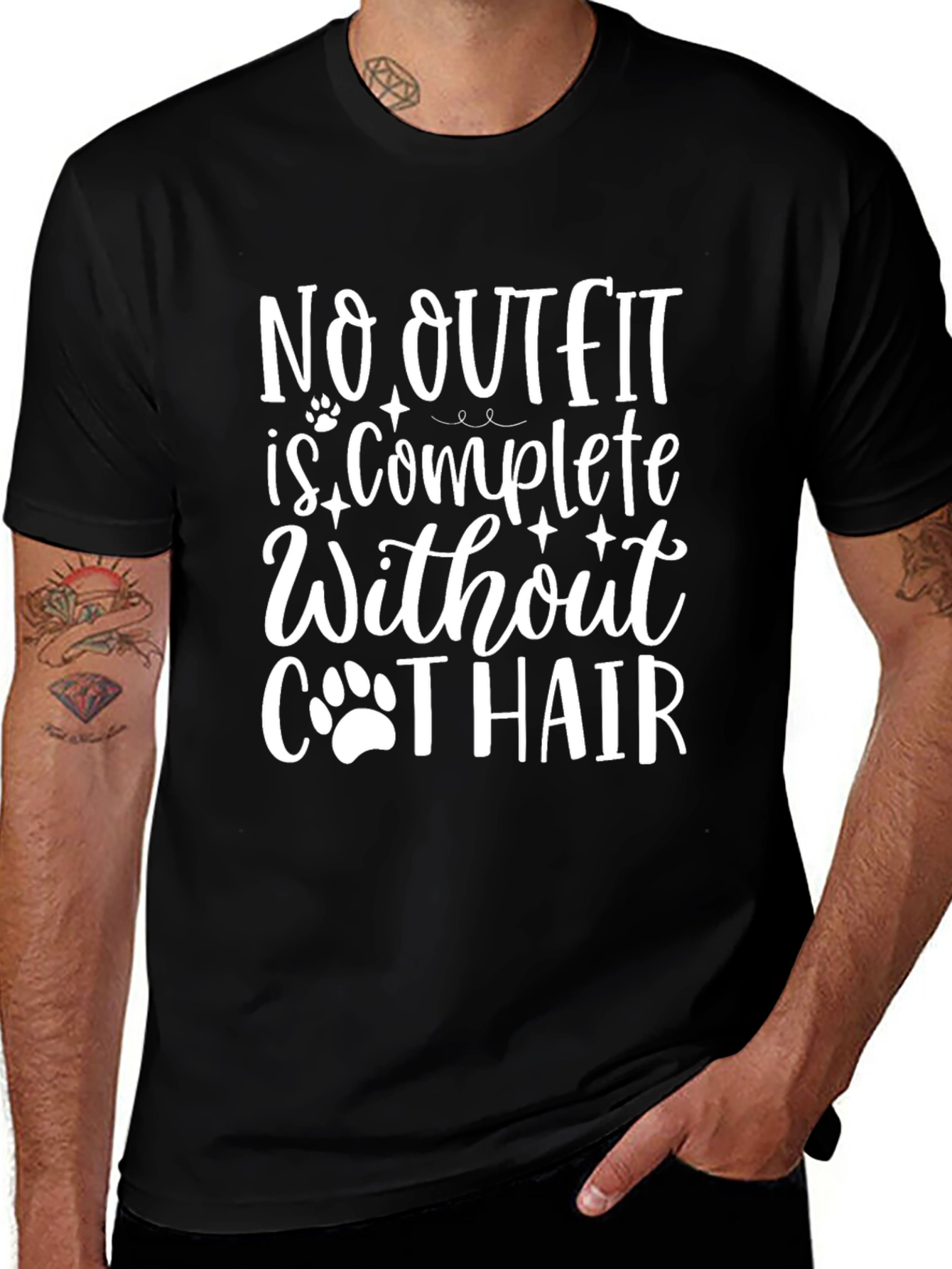No Outfit Complete Without Cat Hair T-Shirt