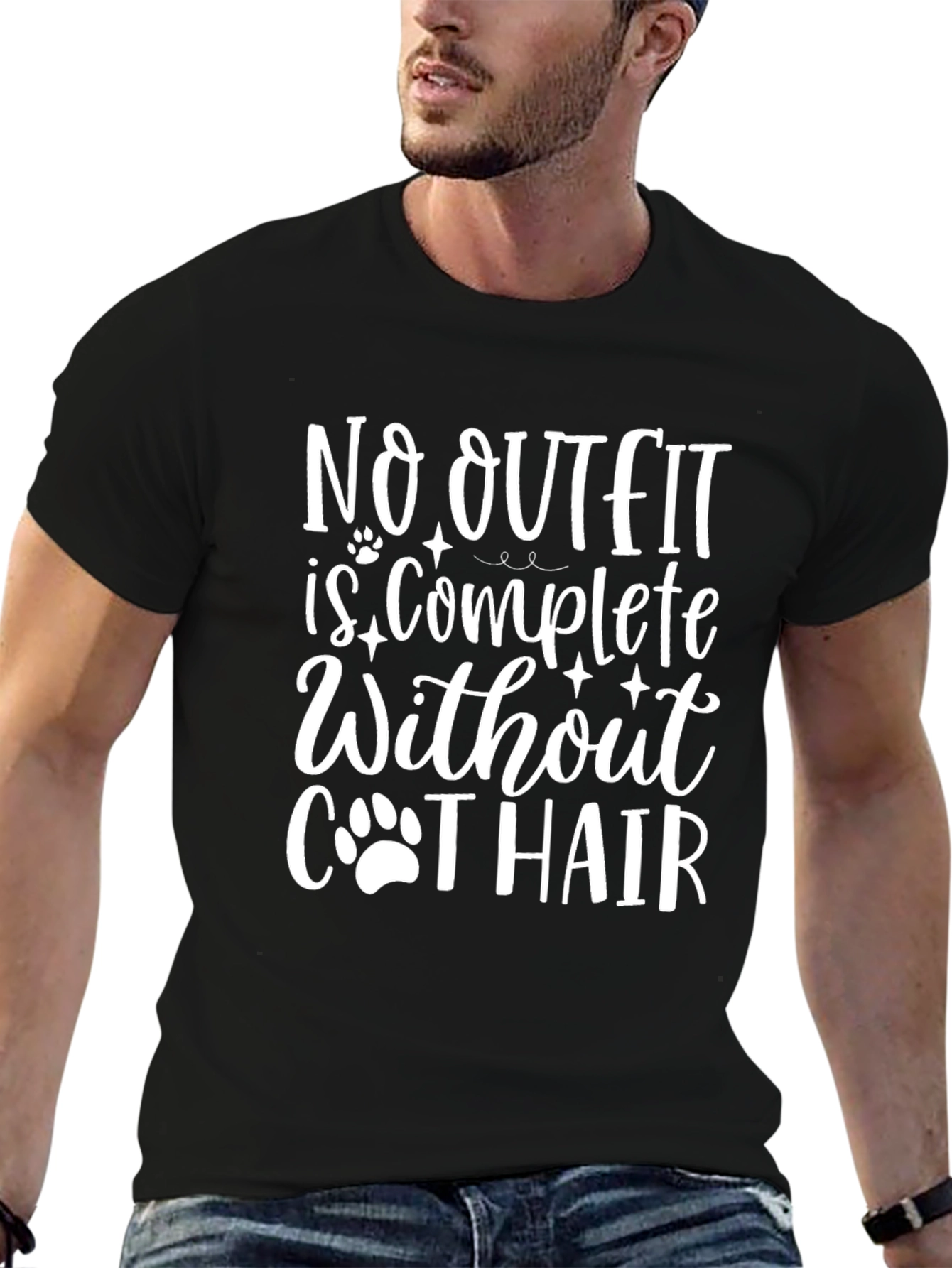No Outfit Complete Without Cat Hair T-Shirt