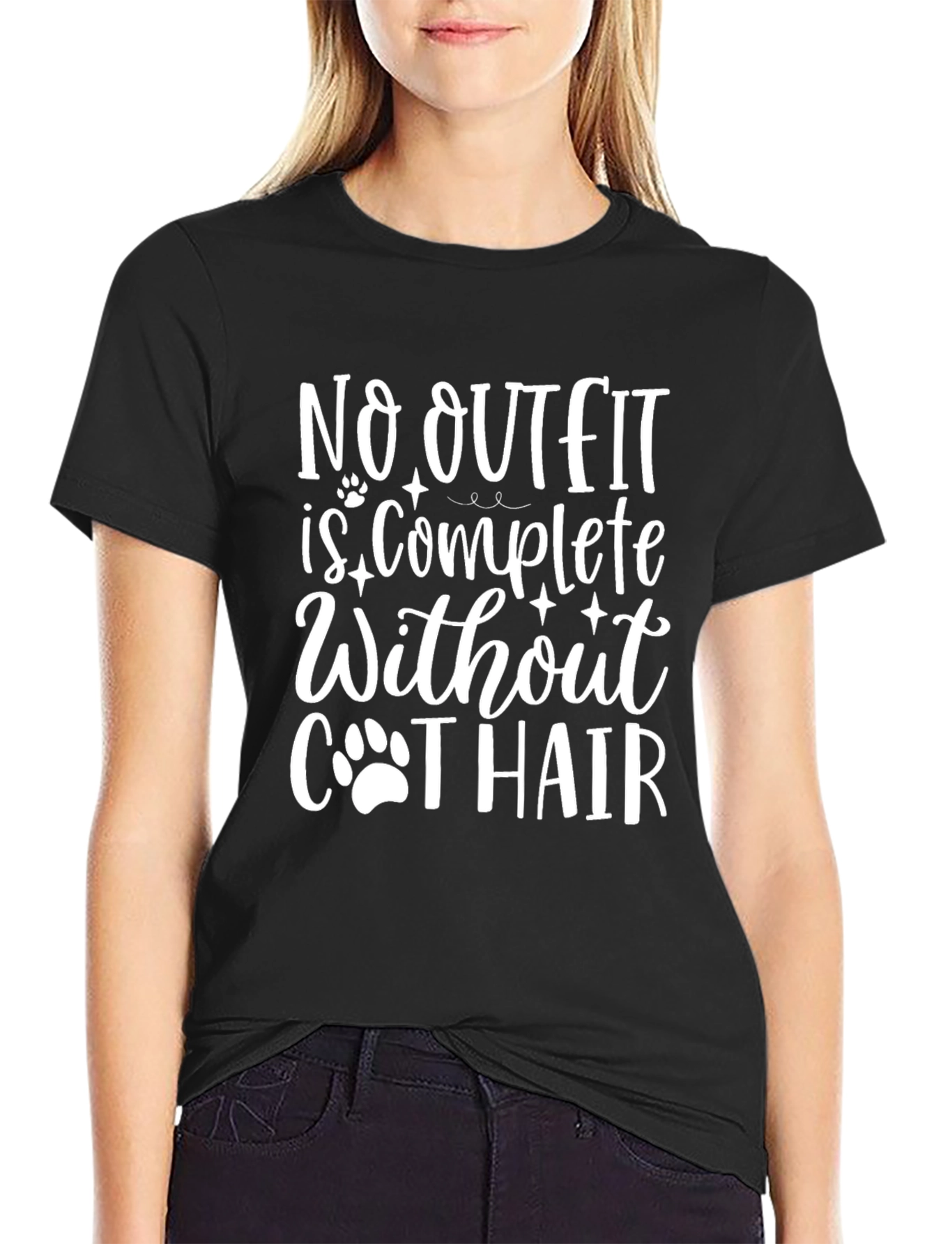 No Outfit Complete Without Cat Hair T-Shirt