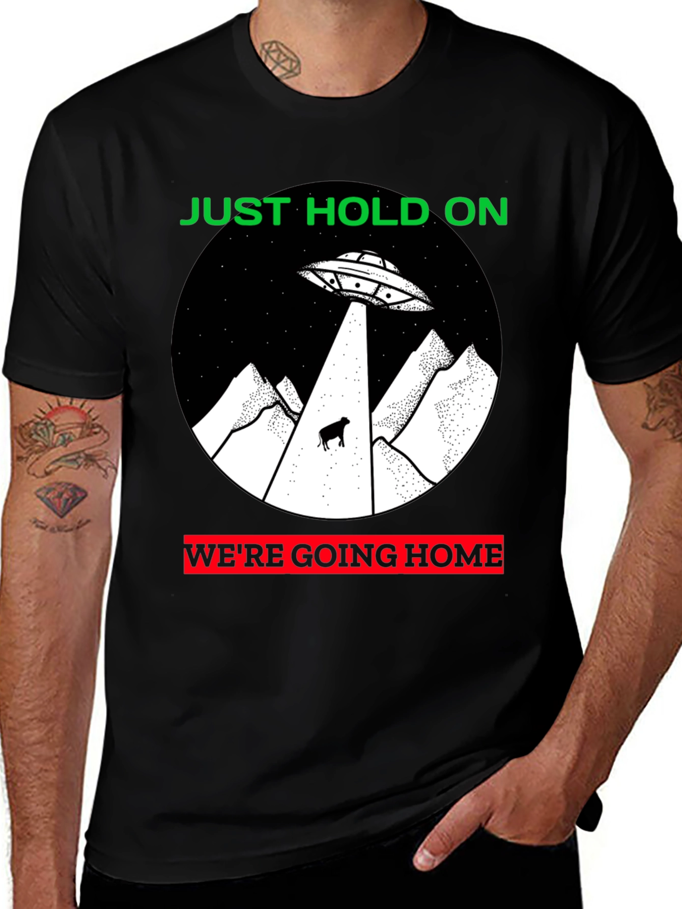 UFO Abduction T-Shirt - Were Going Home