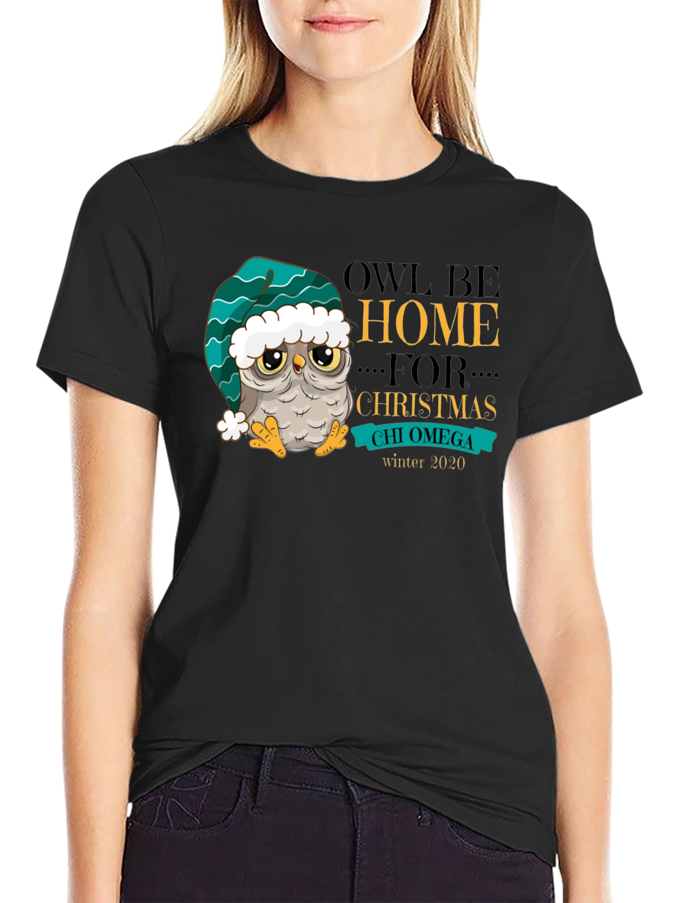 Owl Be Home For Christmas T-Shirt