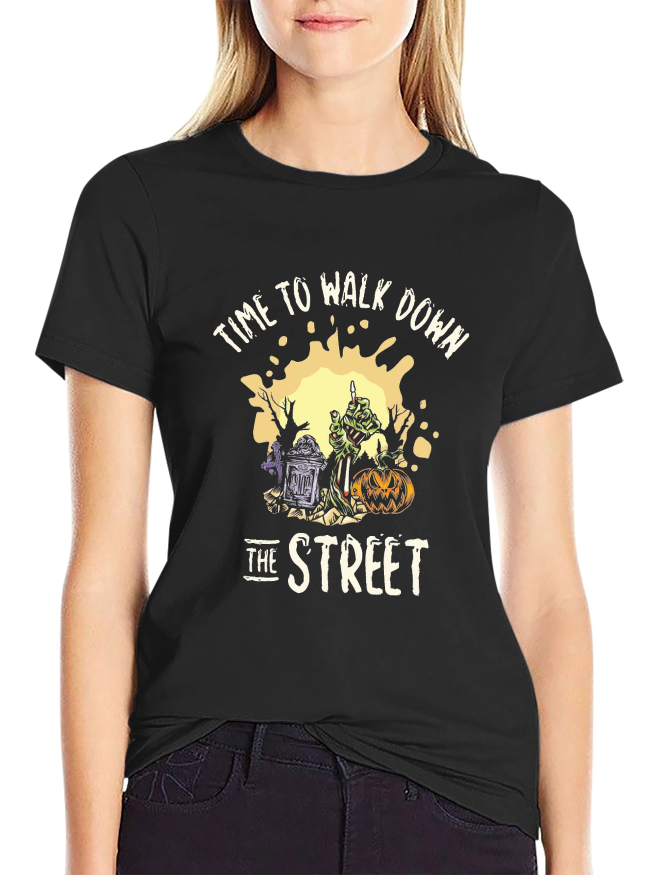 Time to Walk Down the Street Halloween T-Shirt