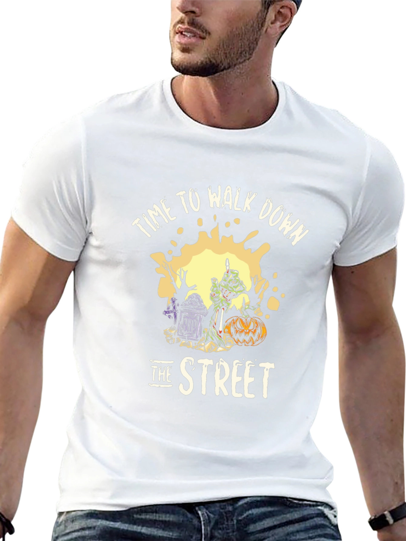 Time to Walk Down the Street Halloween T-Shirt