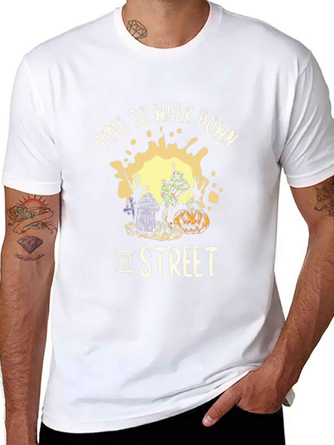 Time to Walk Down the Street Halloween T-Shirt