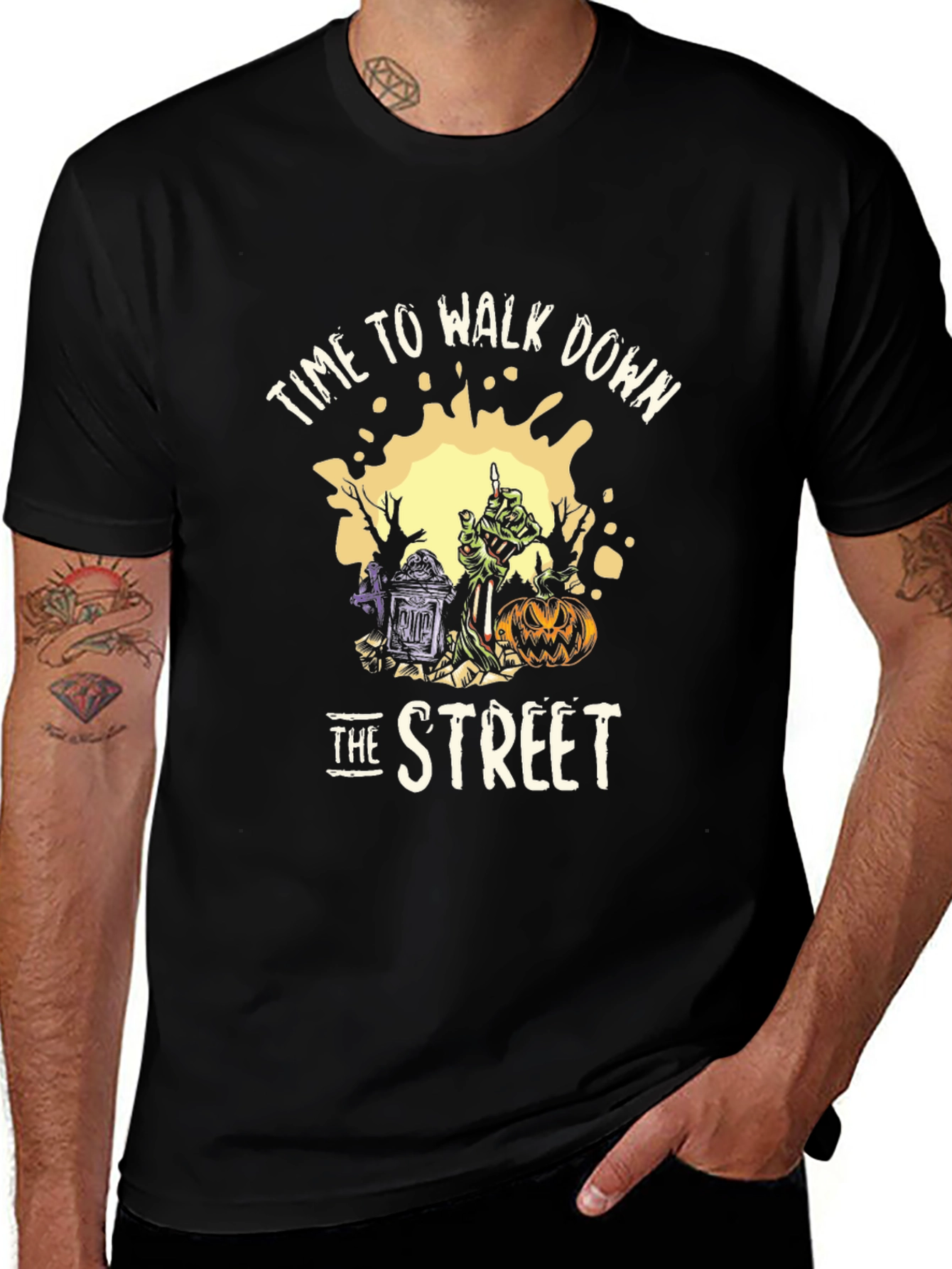 Time to Walk Down the Street Halloween T-Shirt