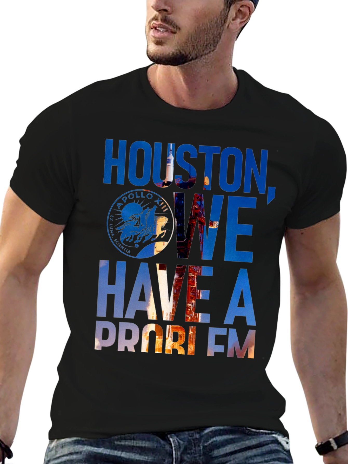 Houston We Have a Problem Graphic T-Shirt