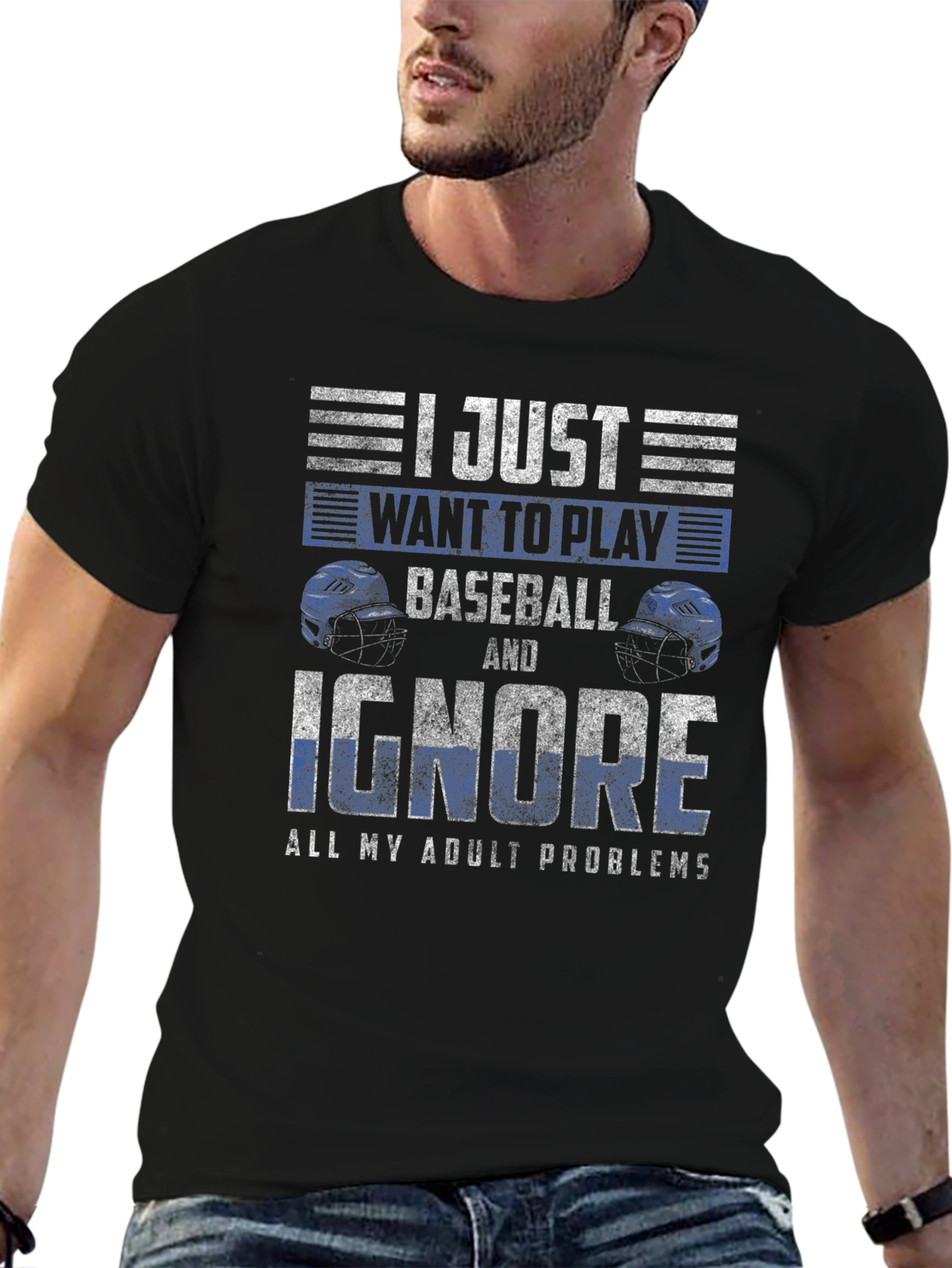 Baseball Adult Problems T-Shirt