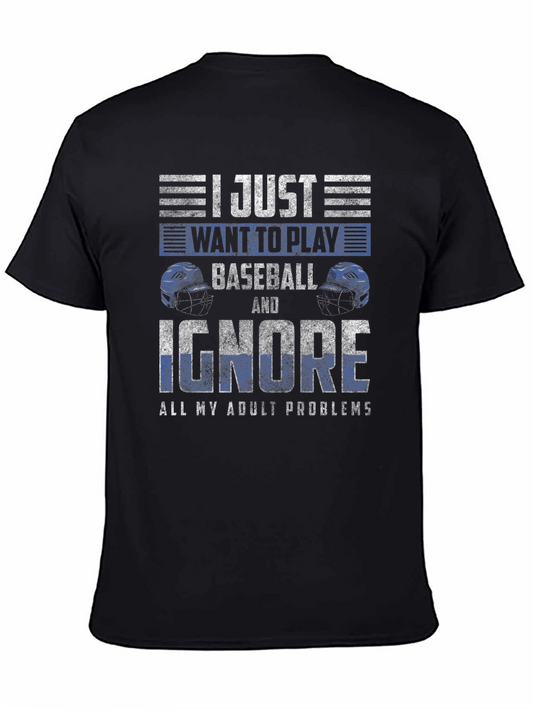 Baseball Adult Problems T-Shirt