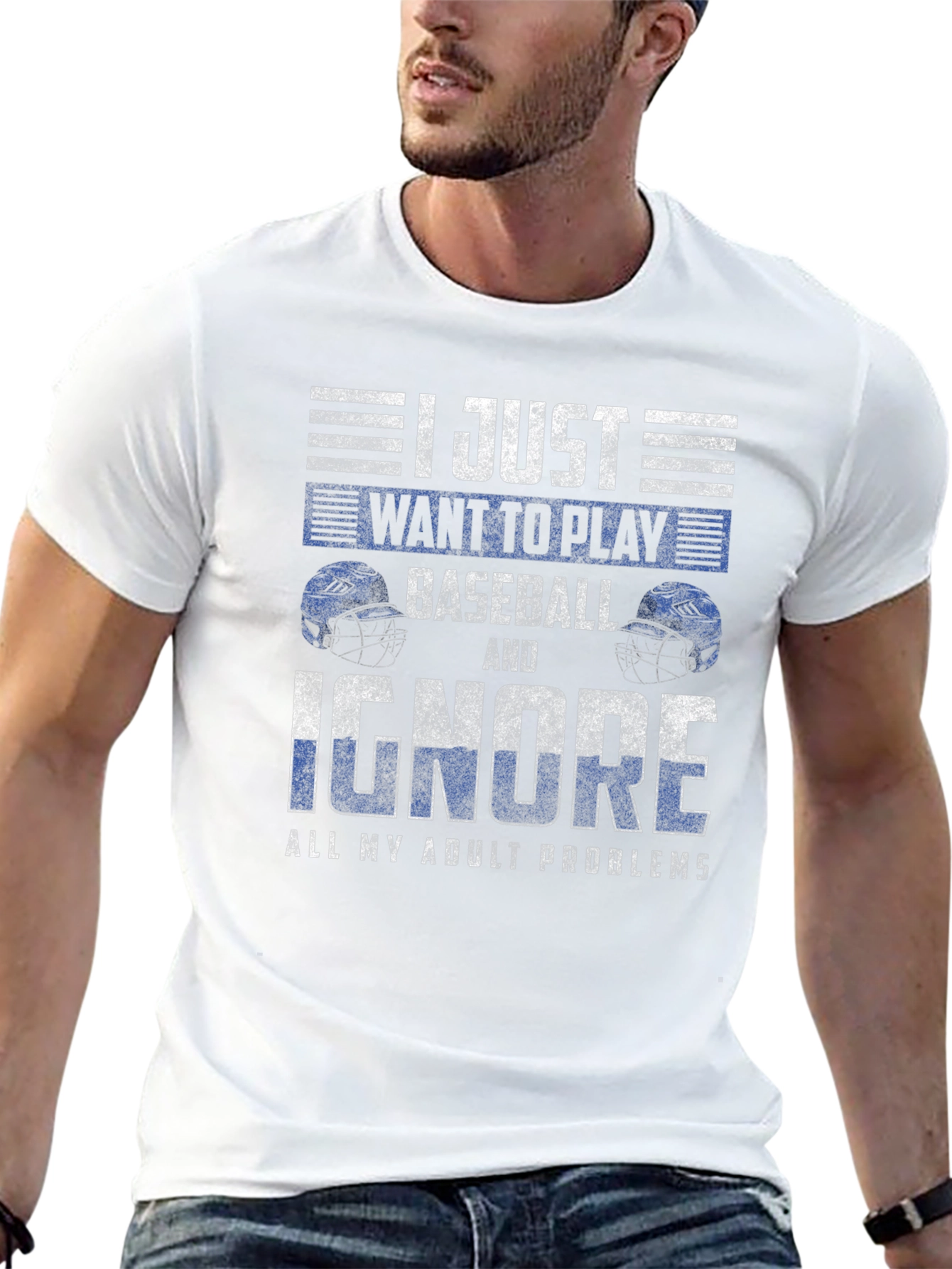 Baseball Adult Problems T-Shirt