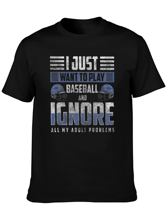 Baseball Adult Problems T-Shirt