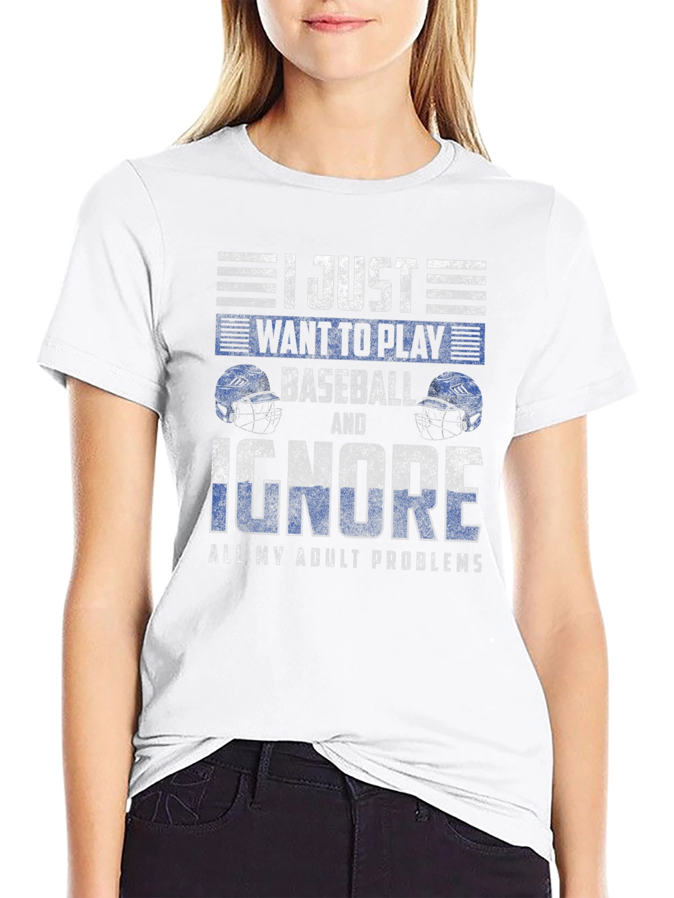 Baseball Adult Problems T-Shirt