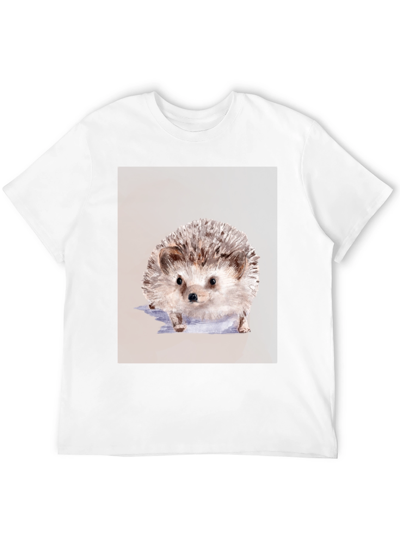 Hedgehog Graphic Tee - Unisex Black T-Shirt