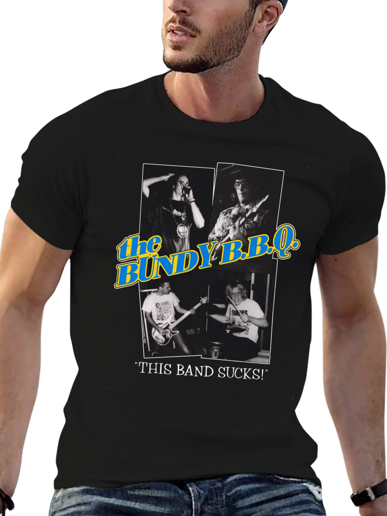 The Bundy B.B.Q. Band T-Shirt - Black