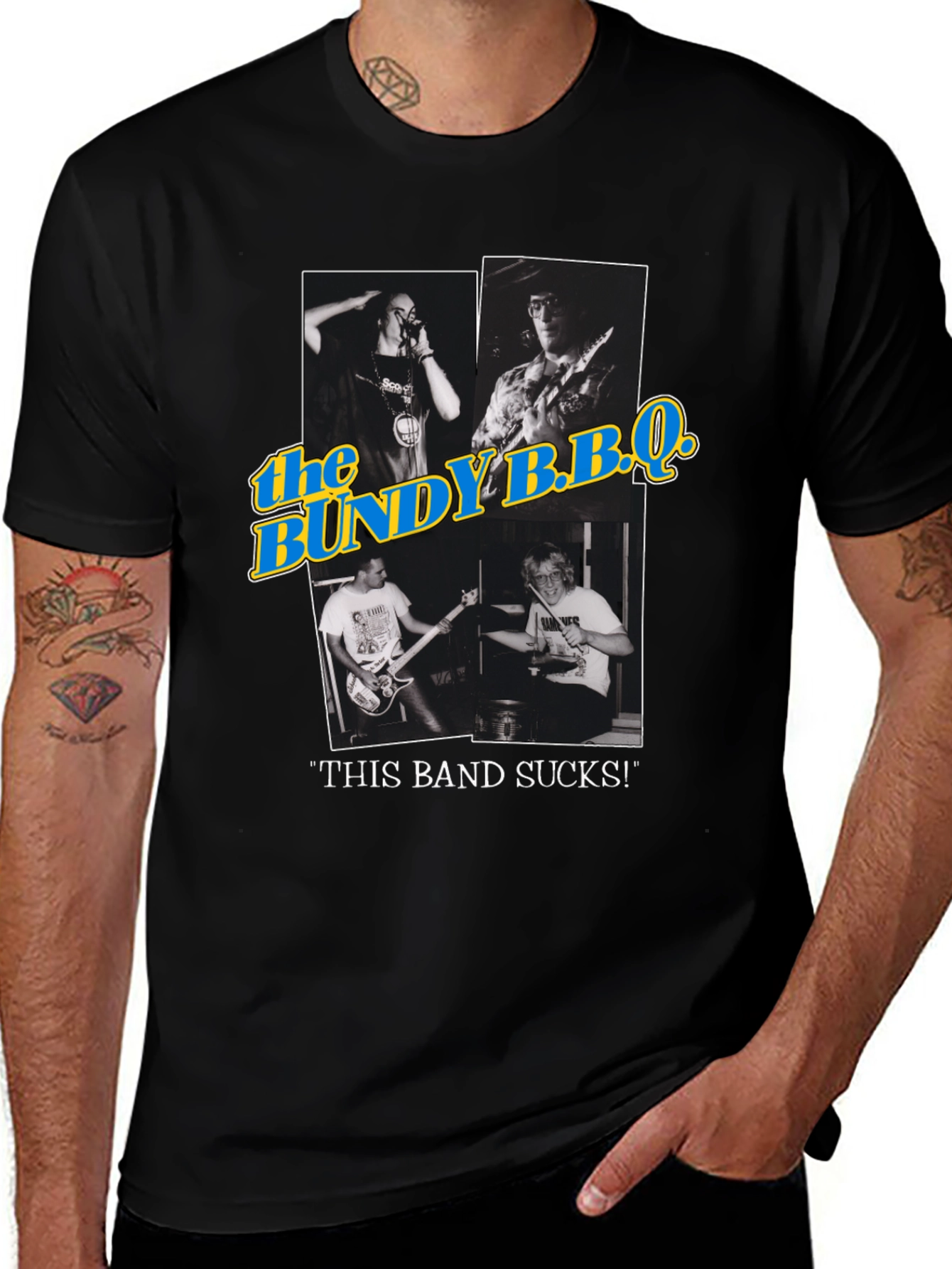 The Bundy B.B.Q. Band T-Shirt - Black