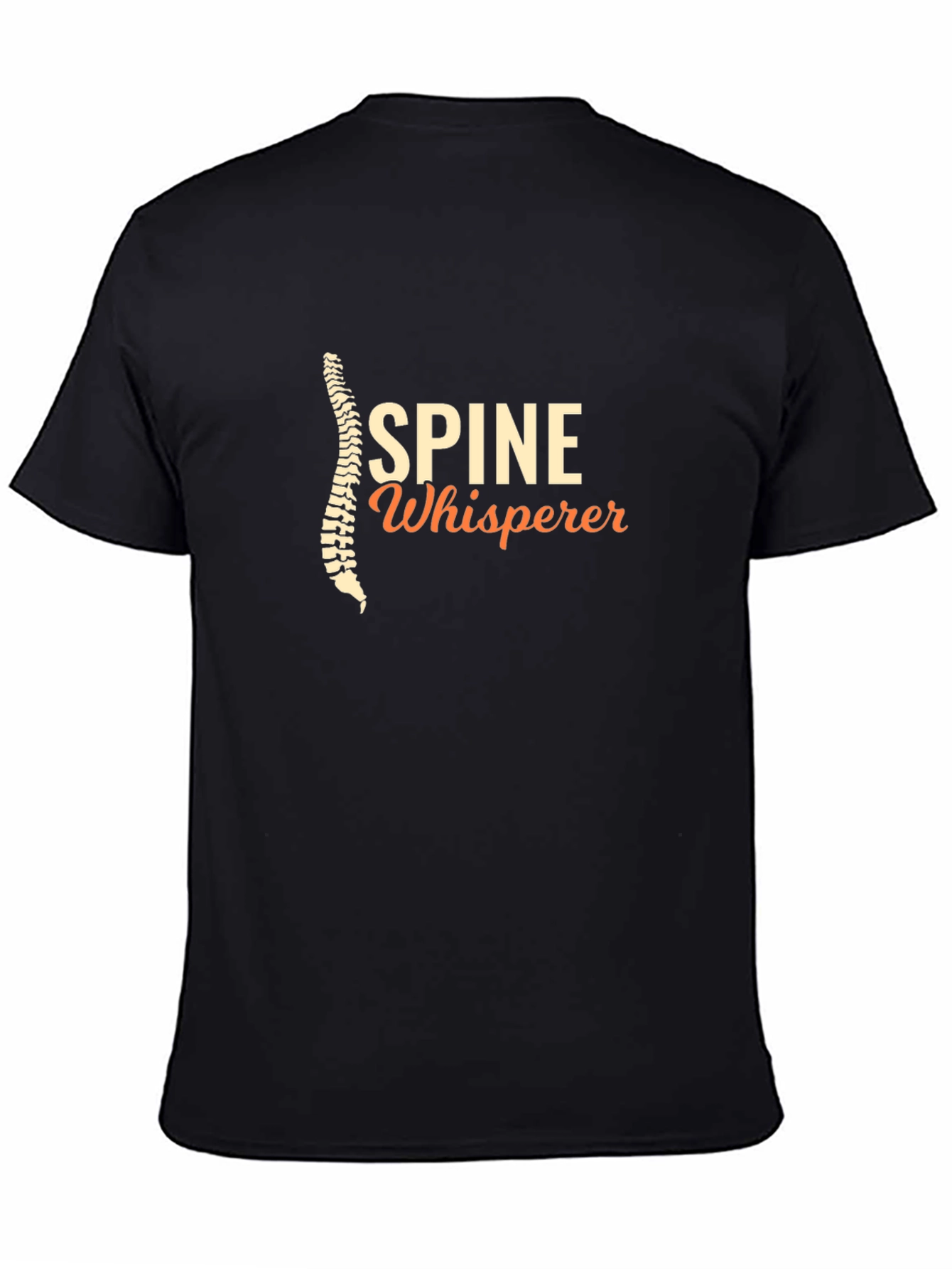 Spine Whisperer Black T-Shirt