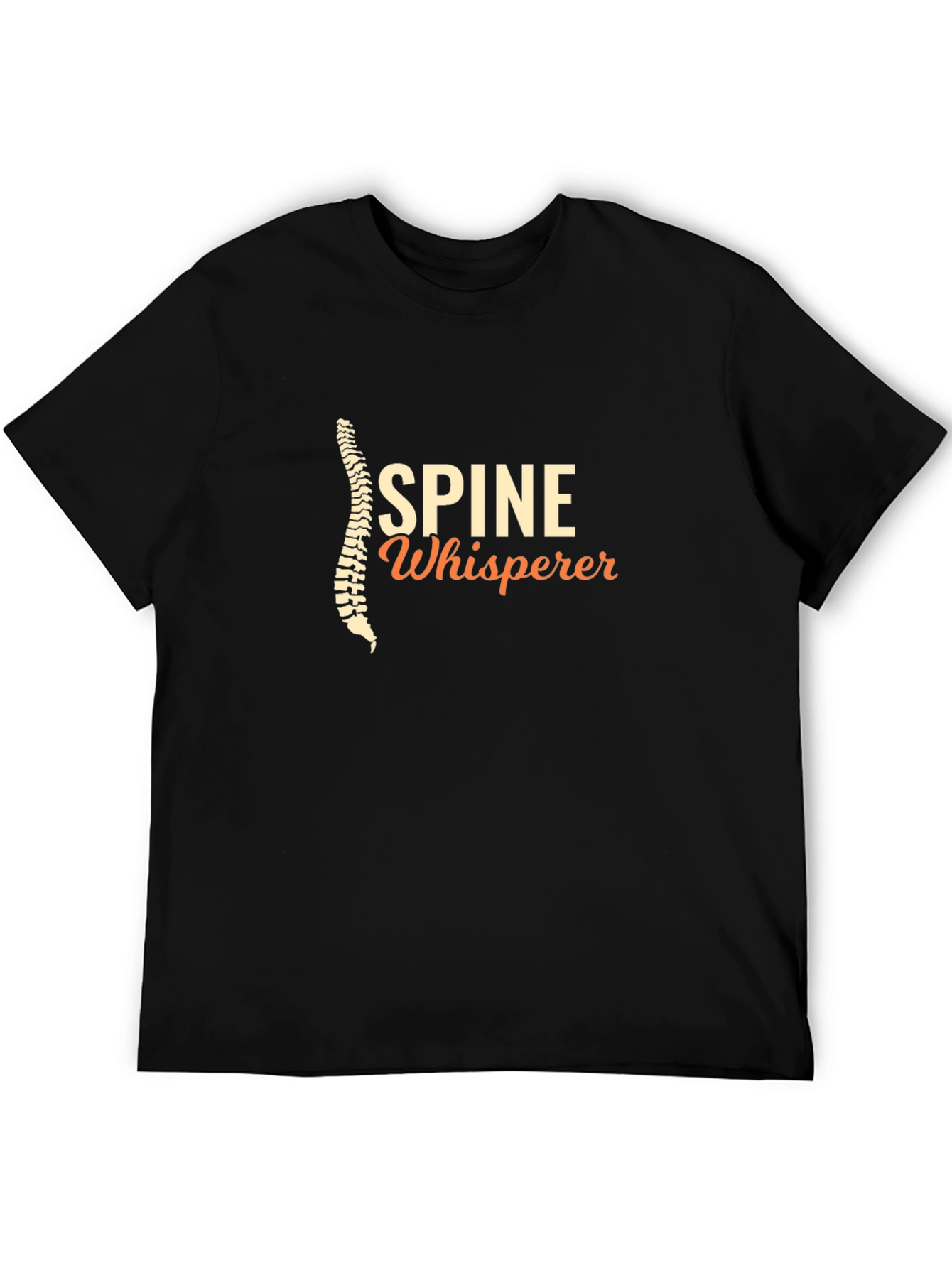 Spine Whisperer Black T-Shirt