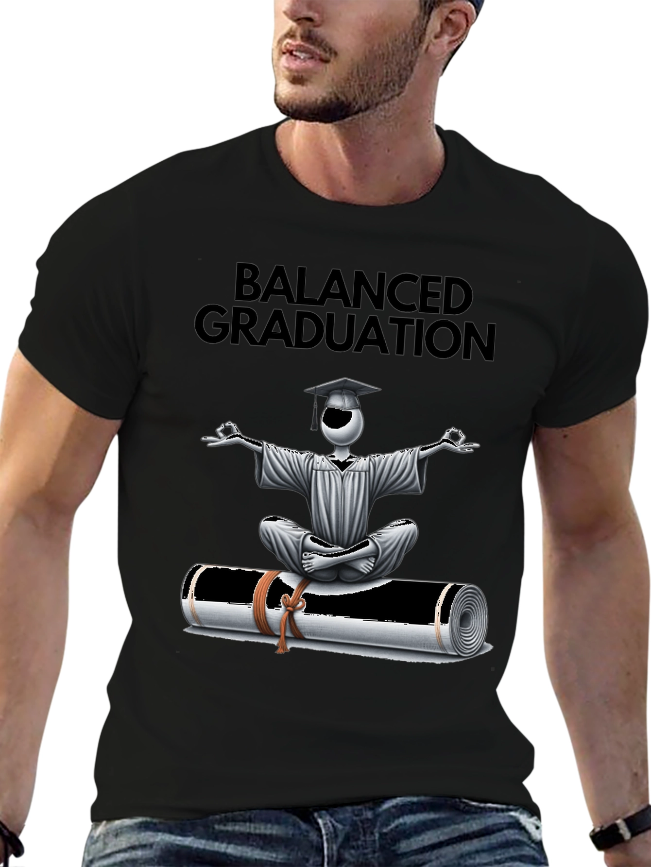 Balanced Graduation Graphic T-Shirt