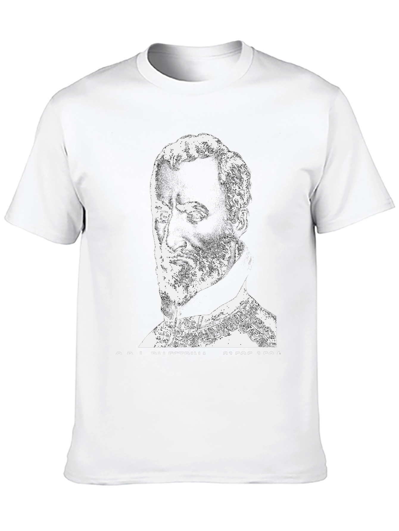 Palestrina Portrait Black T-Shirt