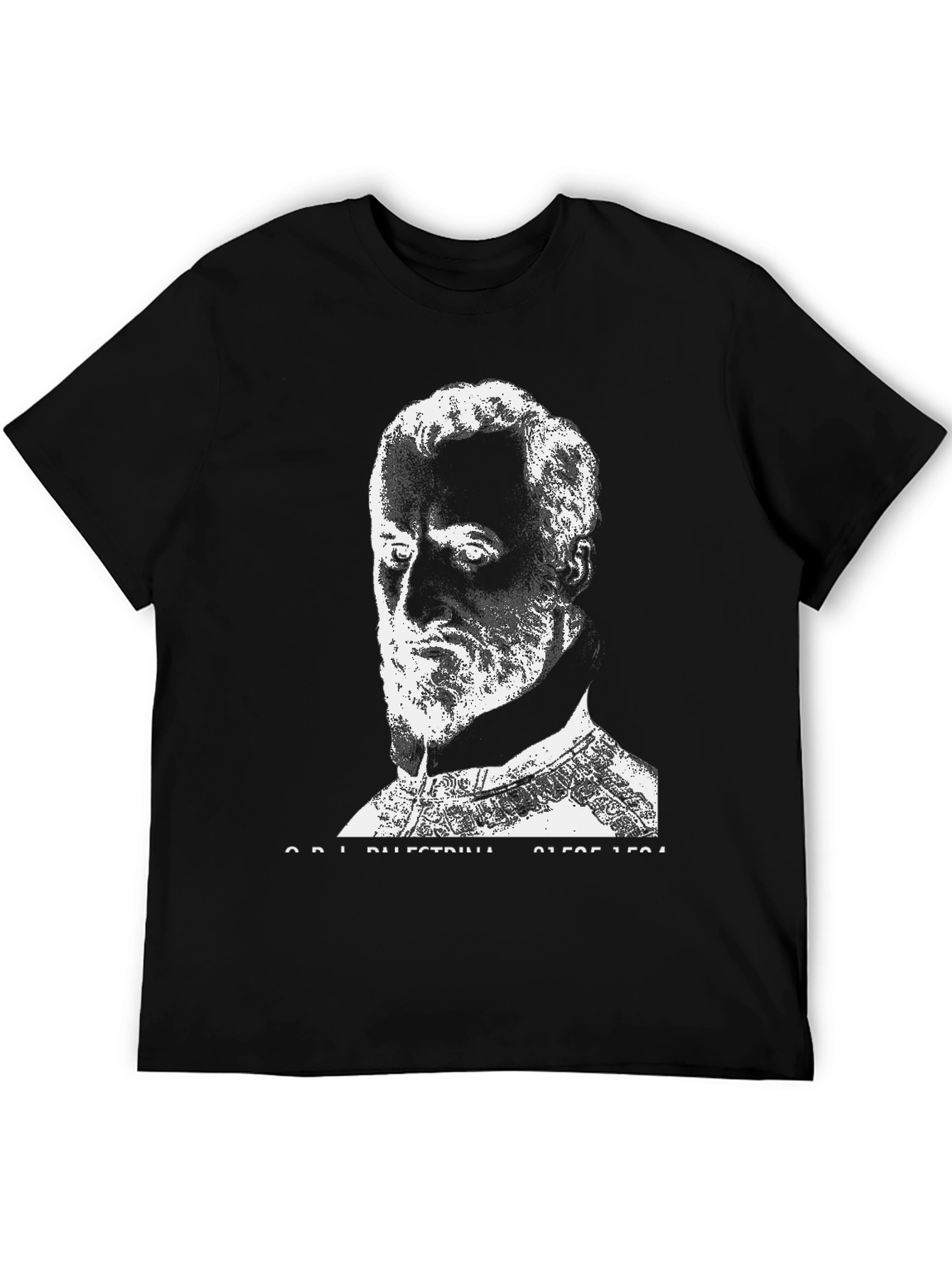 Palestrina Portrait Black T-Shirt