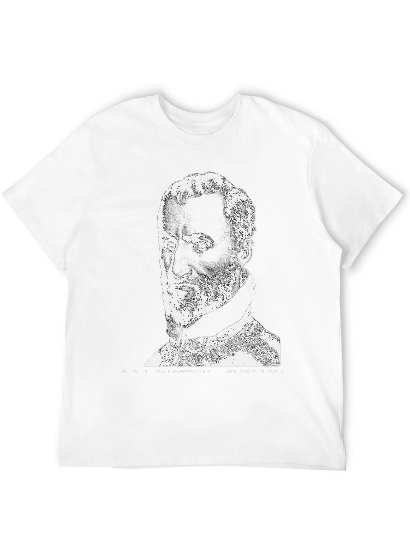 Palestrina Portrait Black T-Shirt
