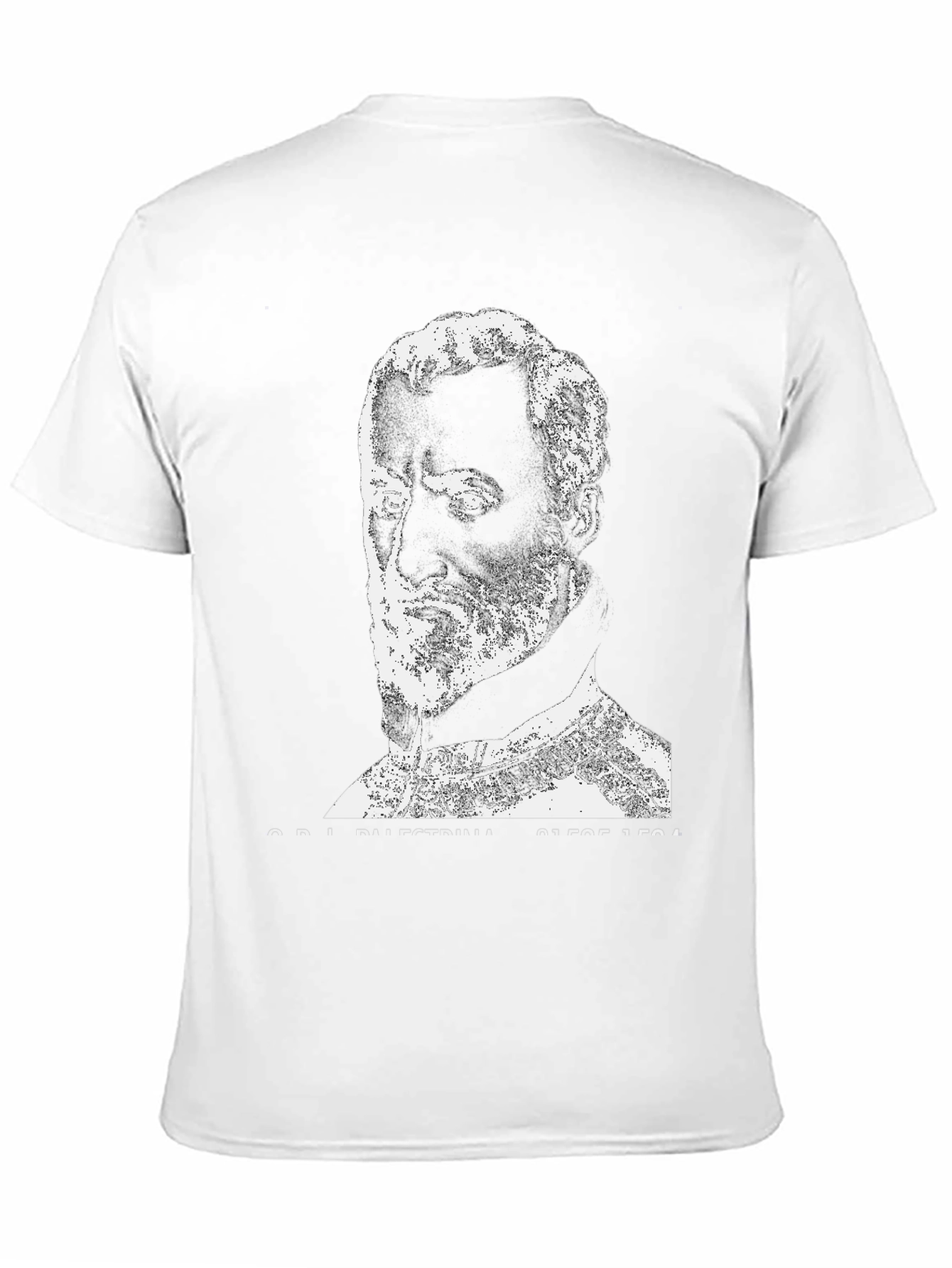 Palestrina Portrait Black T-Shirt