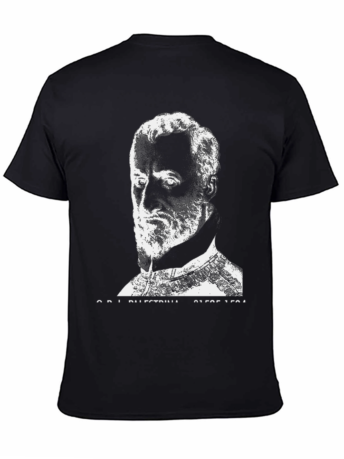 Palestrina Portrait Black T-Shirt