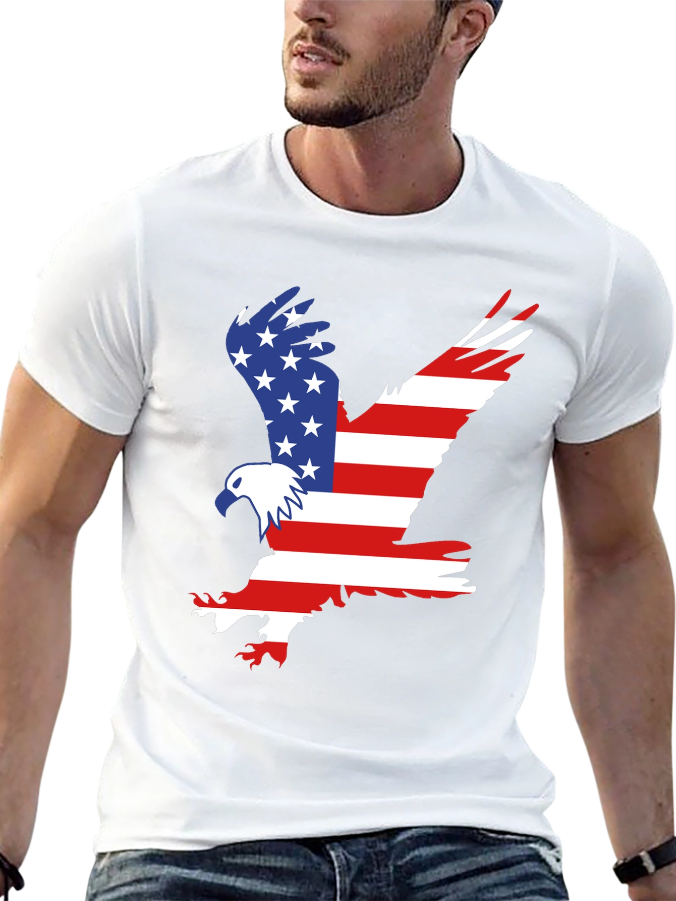 American Eagle Graphic Print Tee