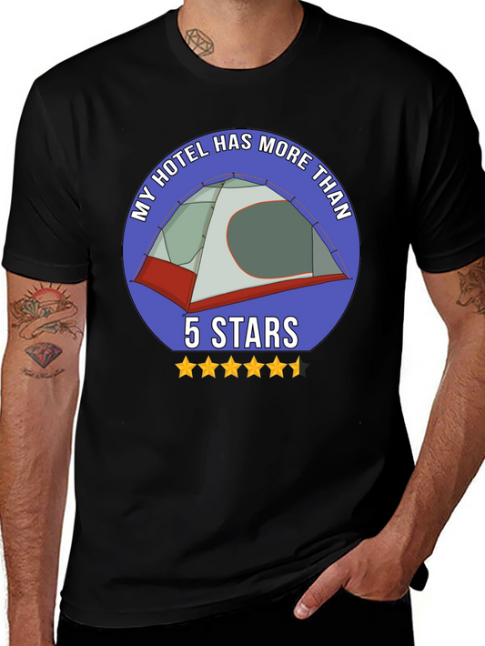 My Hotel Has More Than 5 Stars Camping T-Shirt