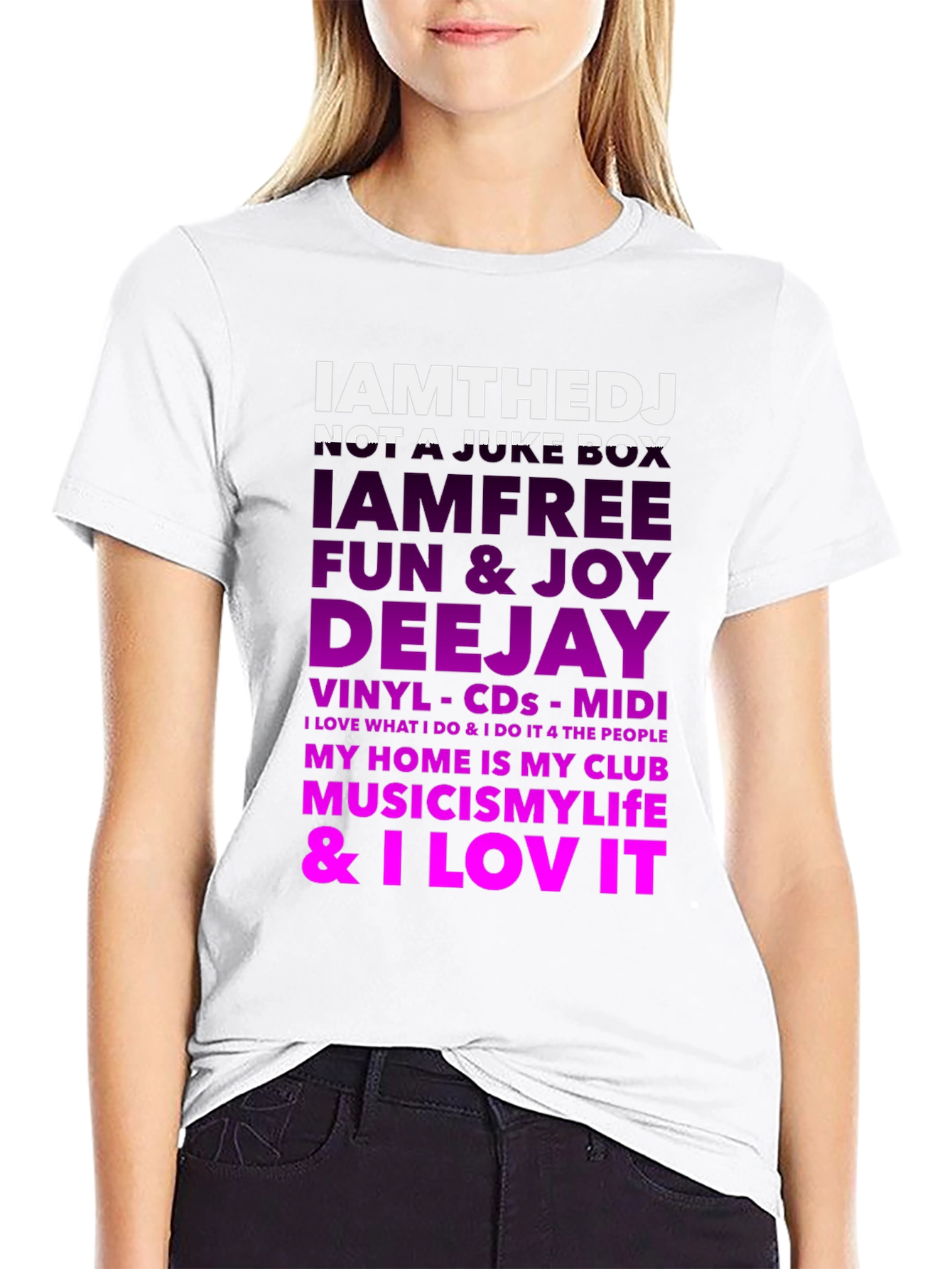 DJ Music Lover Graphic T-Shirt