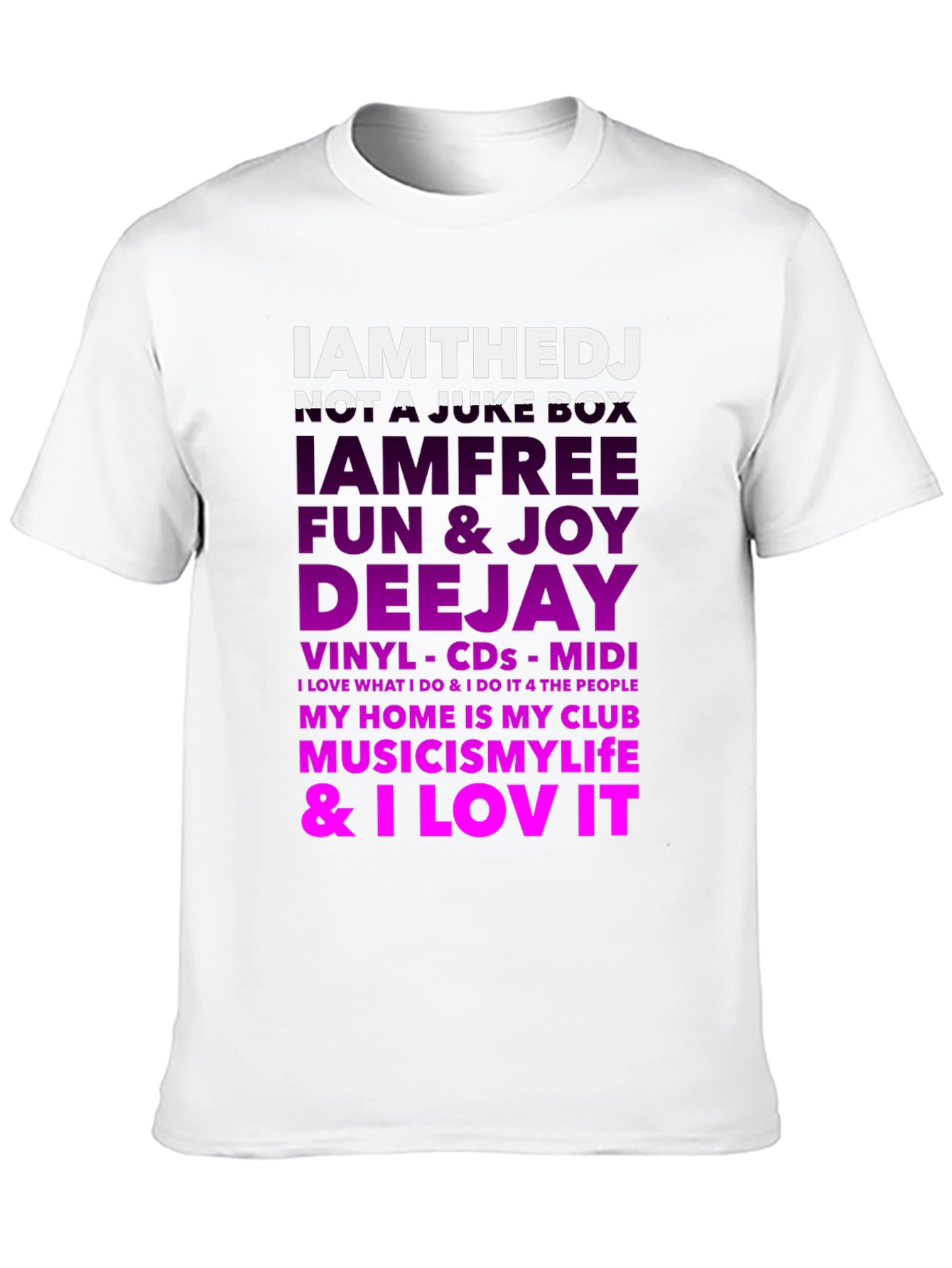 DJ Music Lover Graphic T-Shirt