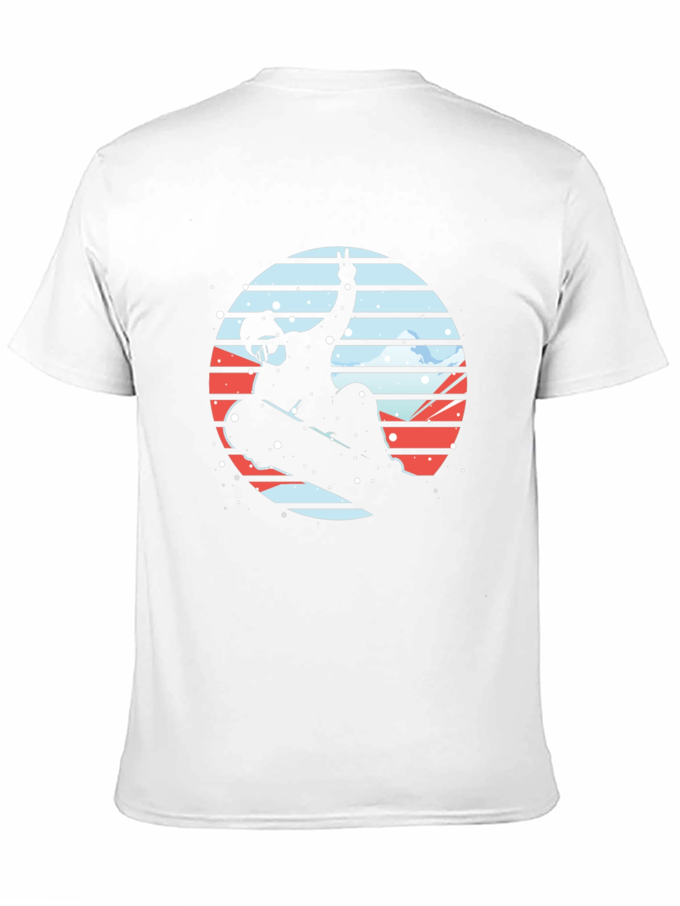 Snowboarder Silhouette Graphic Tee - Stylish & Unique Design