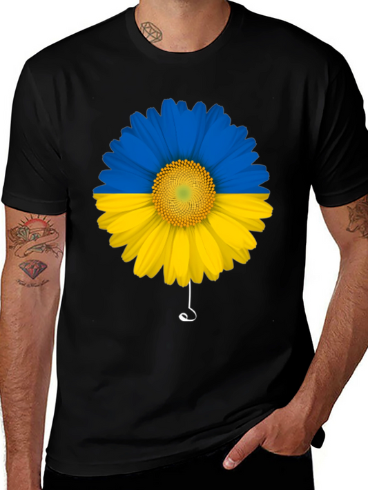 Ukraine Flag Sunflower T-Shirt