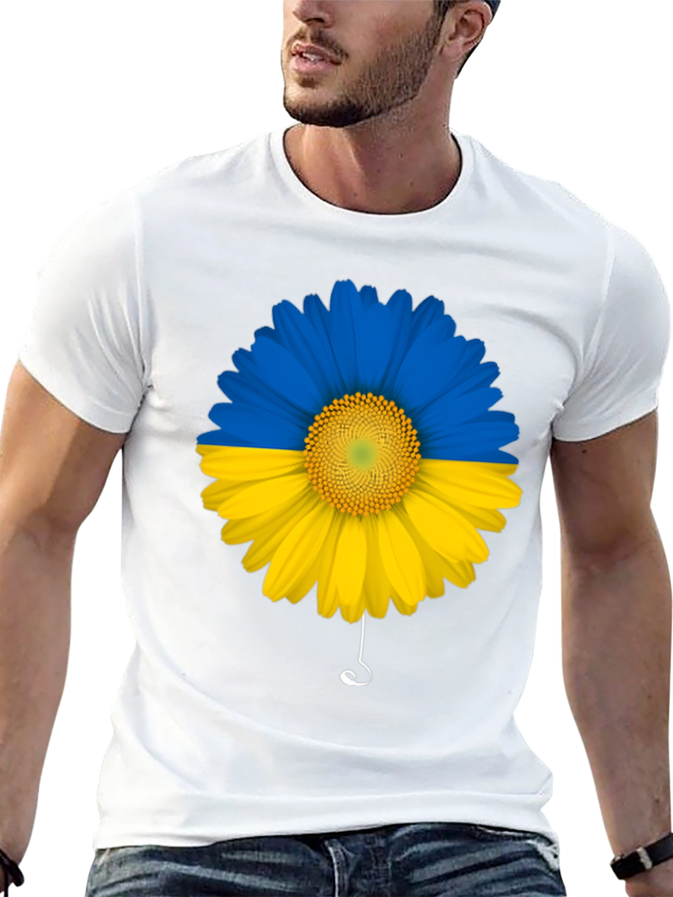 Ukraine Flag Sunflower T-Shirt