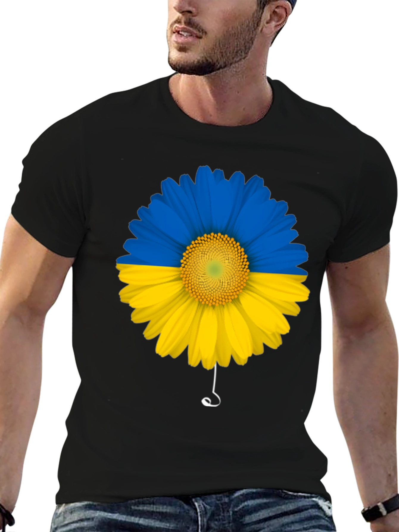 Ukraine Flag Sunflower T-Shirt