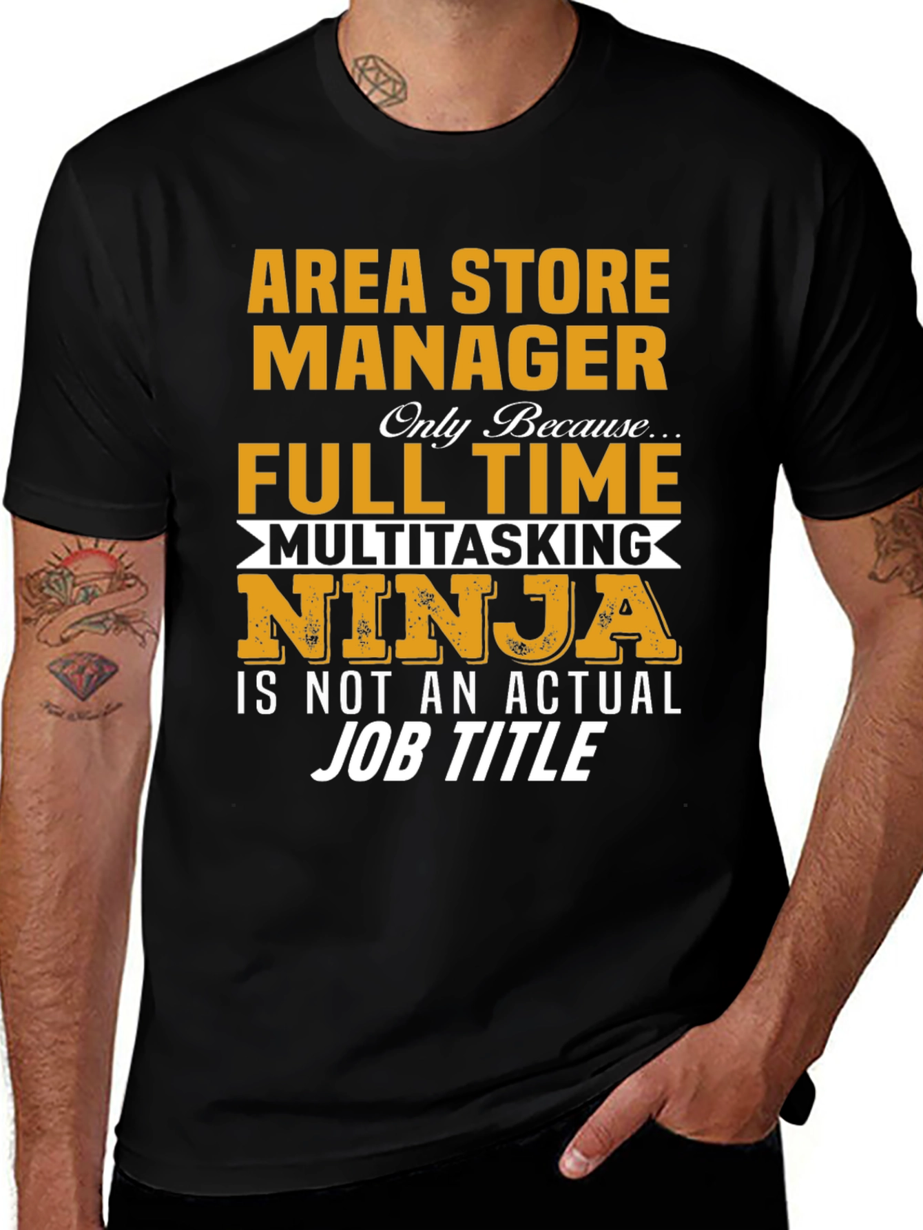 Area Store Manager T-Shirt: Full Time Multitasking Ninja